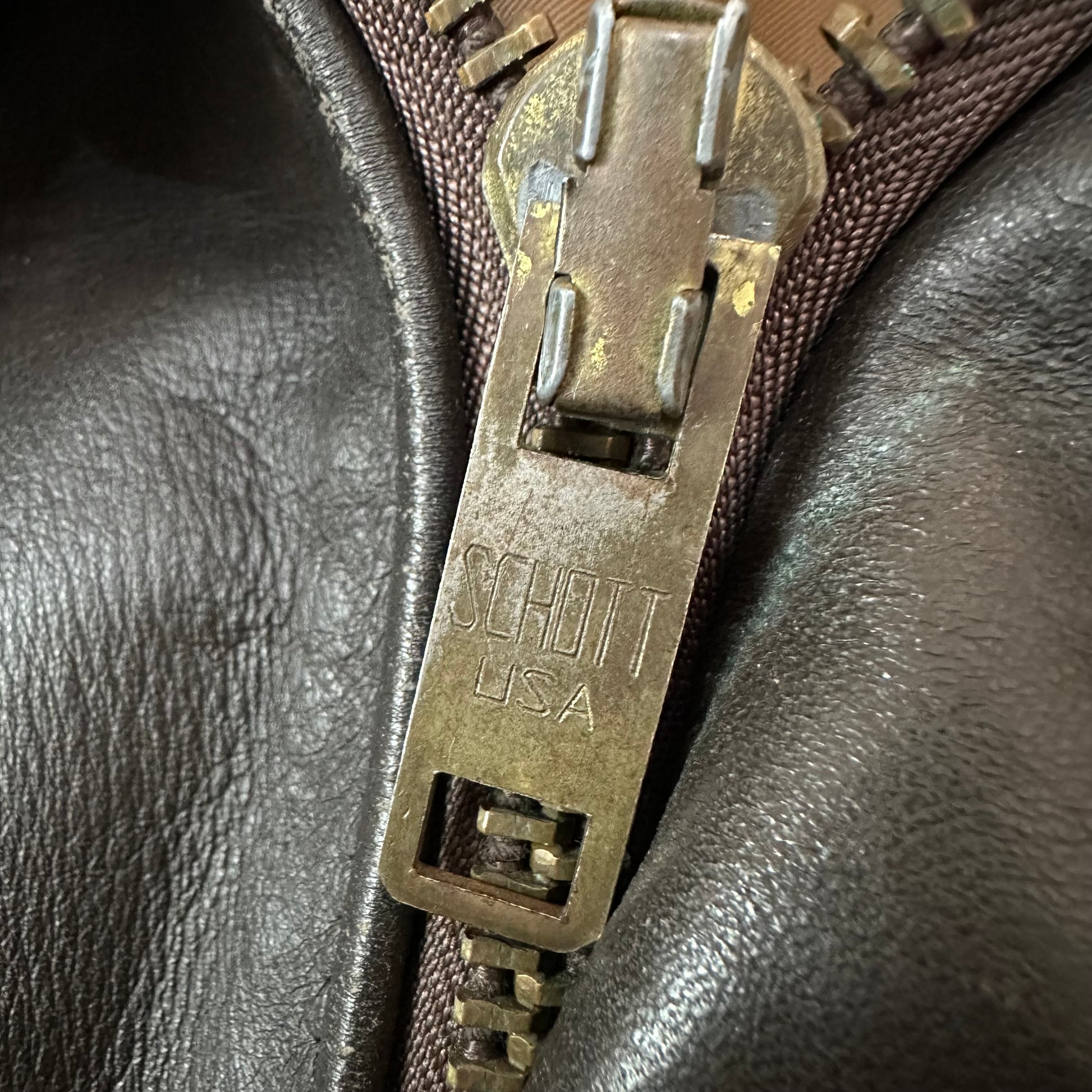 Schott 684SM 80s Leather jacket size xl