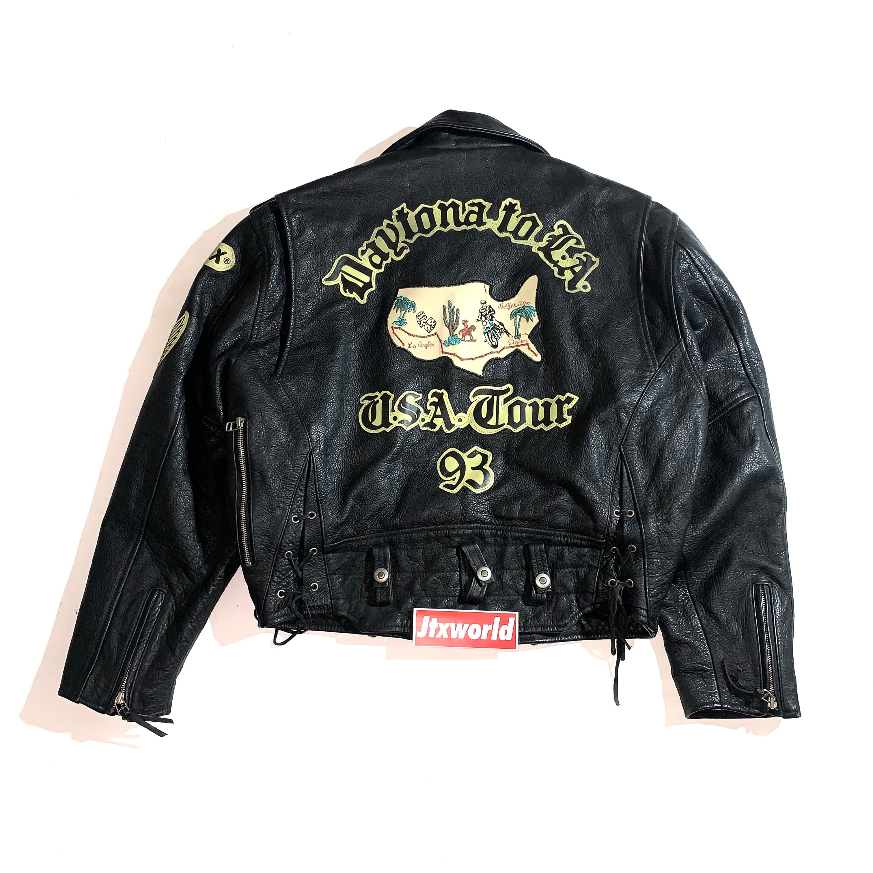 Vtg AVIREX DAYTONA PERFECTO 93 TOUR – JTXSTORE