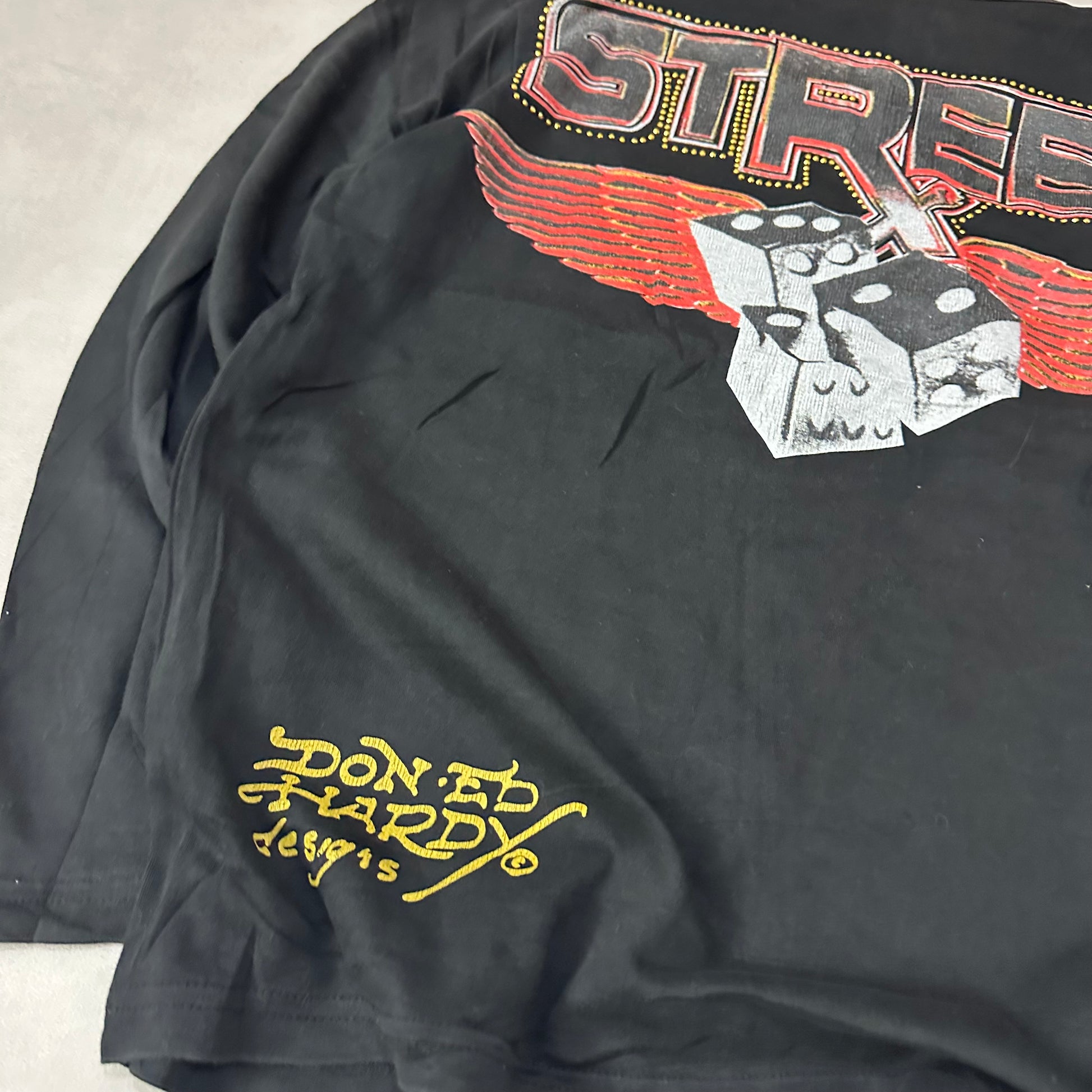 Vtg ed hardy ghost rider long sleeve shirt