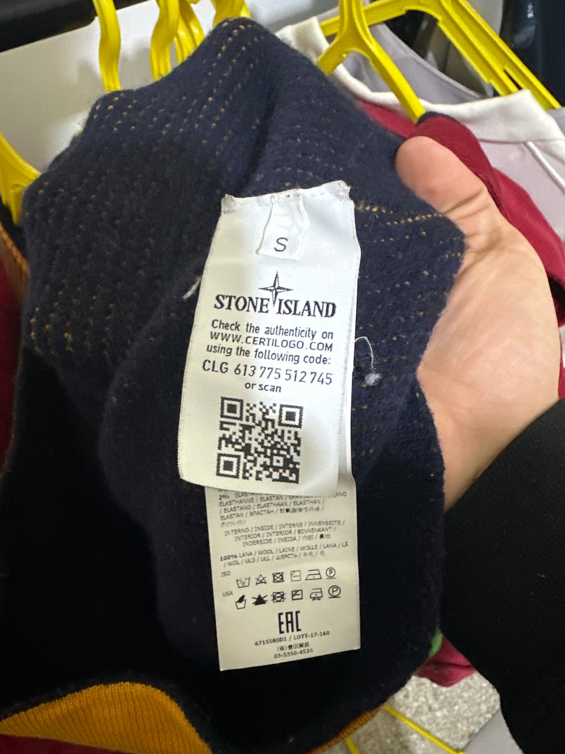 Stone Island Reversible Knit Crewneck