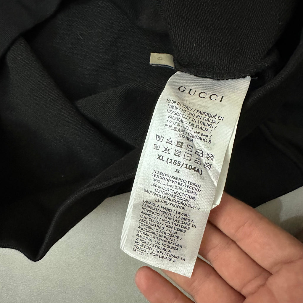 Vtg hoodie GUCCI MIRROR print