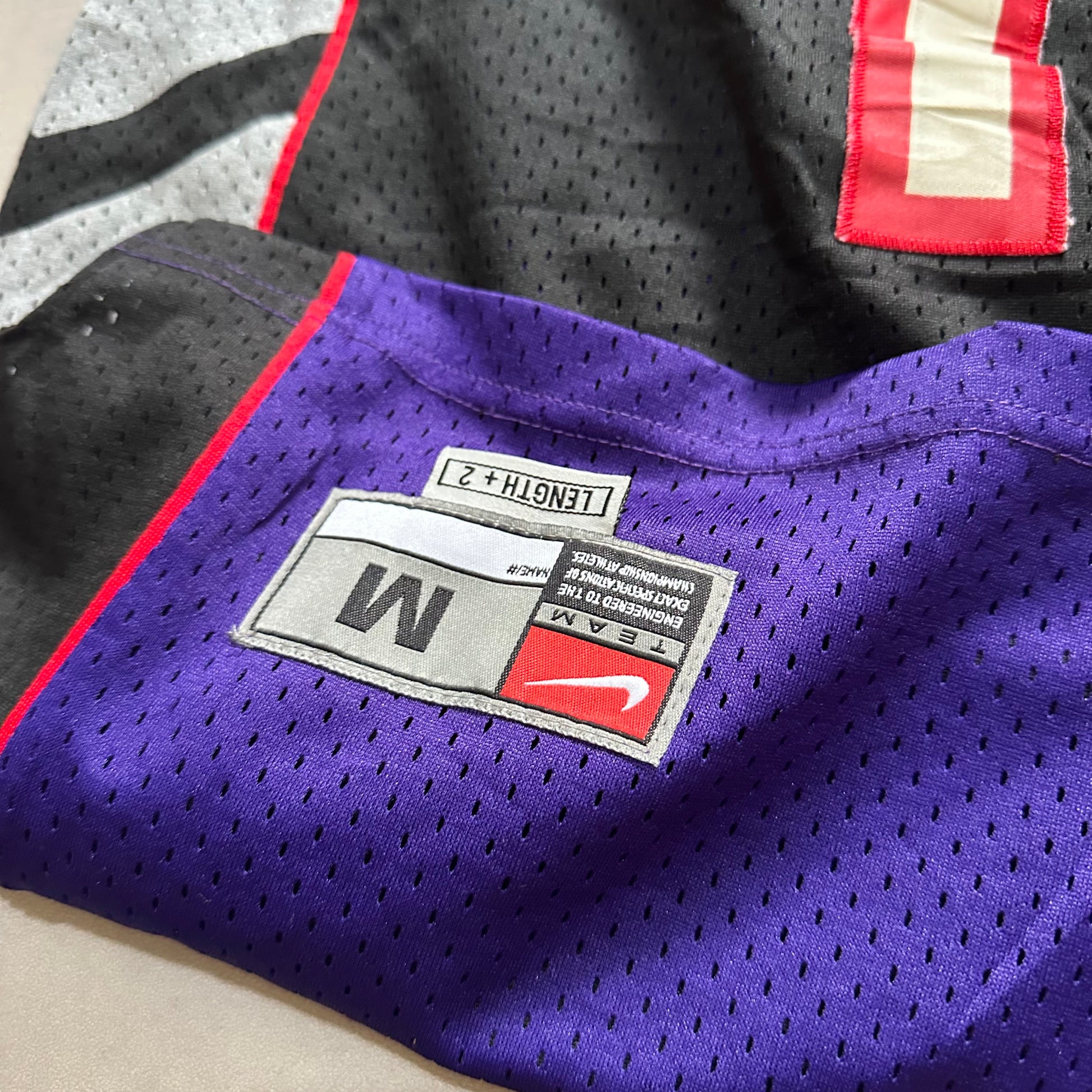 Vtg 2001 vince carter toronto raptors nike nba jersey