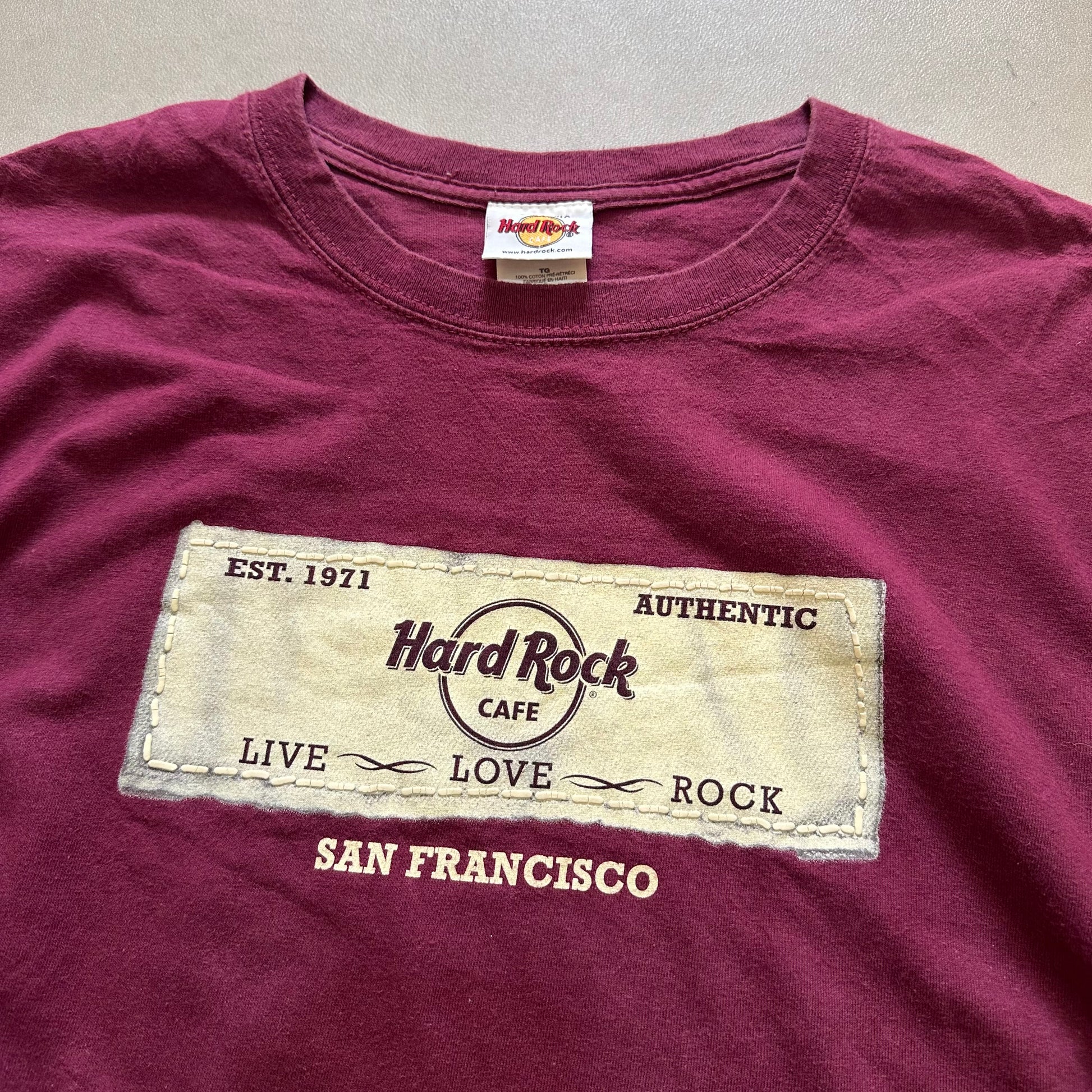San Francisco hard rock Tshirt
