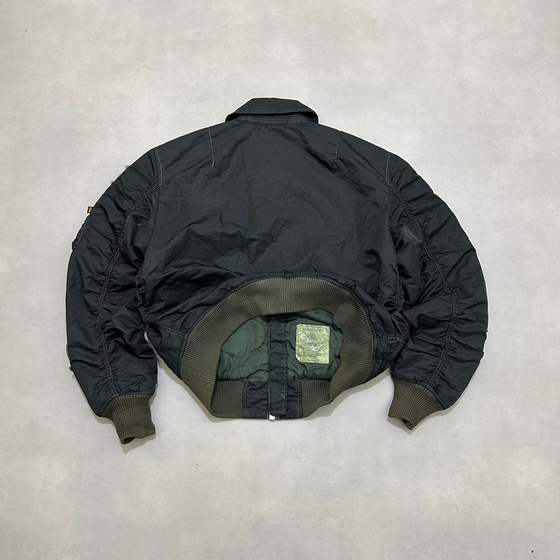 Alpha Industries MA-1 Air Crew Flight Jacket – Patchwork Bomber (Vintage Style)