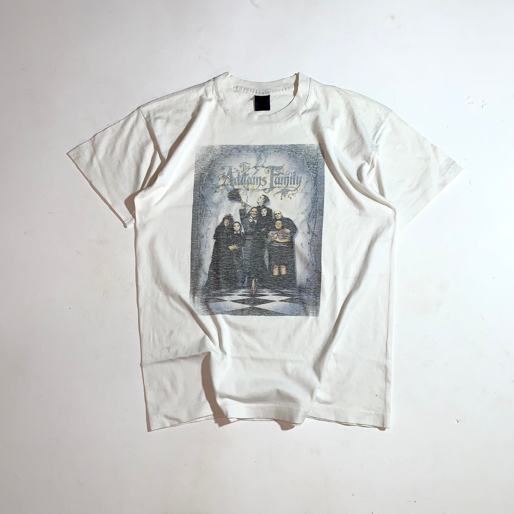 Vtg 90s ADAMS Fmily  single stitch tshirt