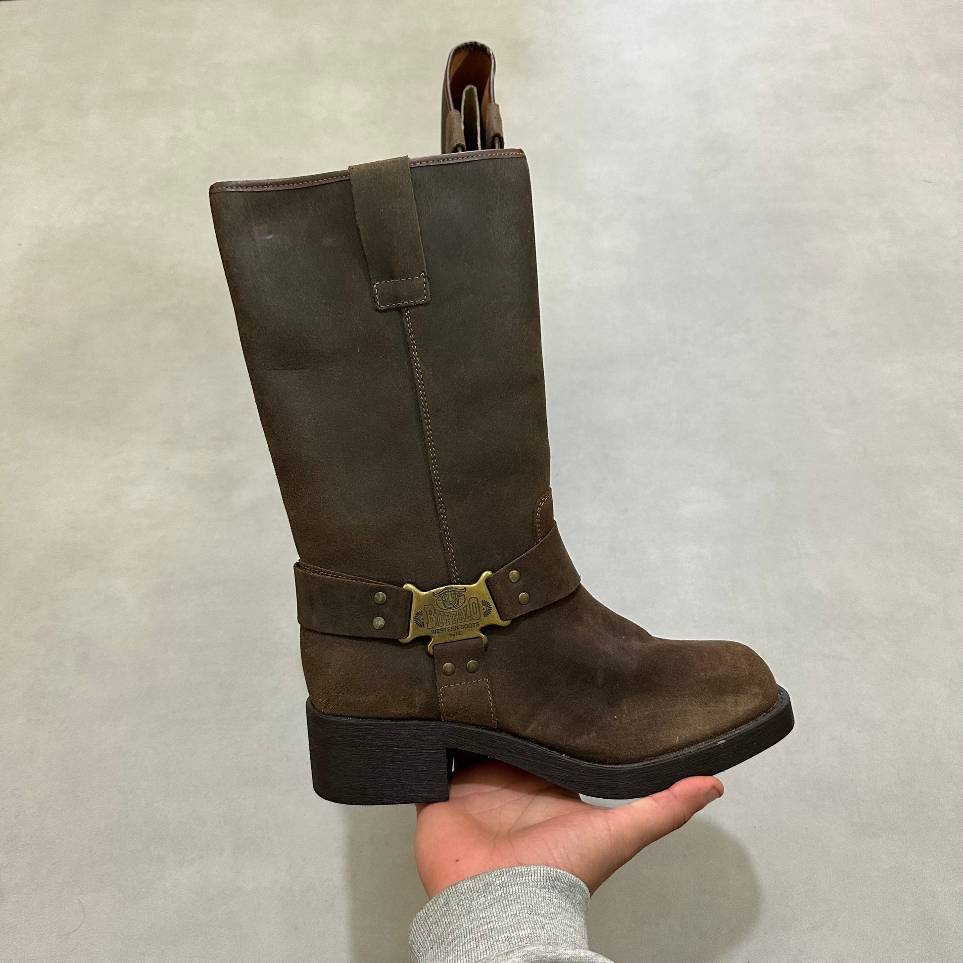 VTG BIKER BOOTS BUFFALO WESTERN BOOTS