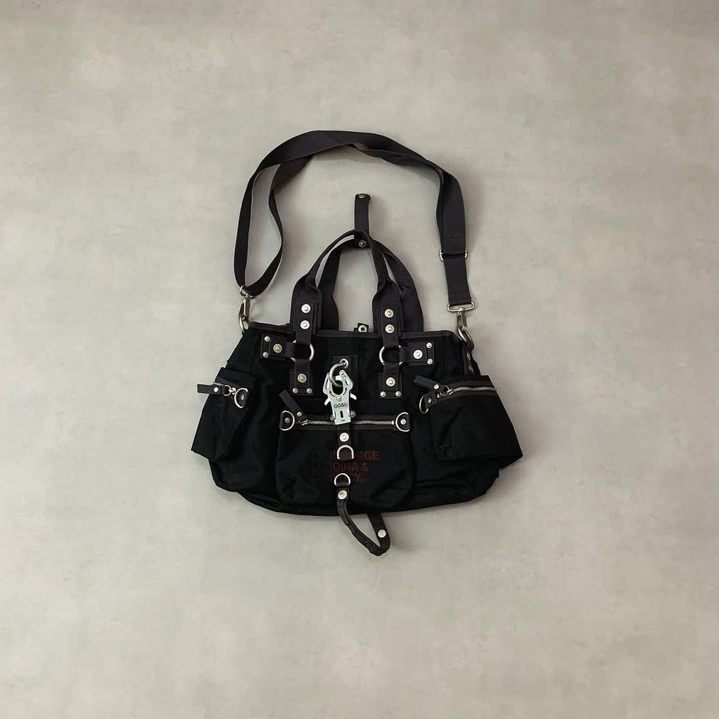 VTG BAG y2k Vintage George Gina & Lucy “Danish Bobtail” Multi Pocket Bag