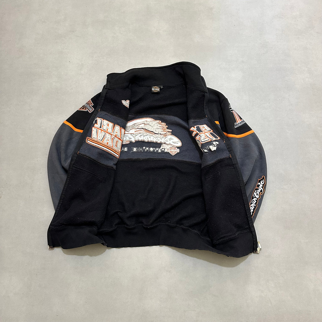 Harley Davidson zip up sweater