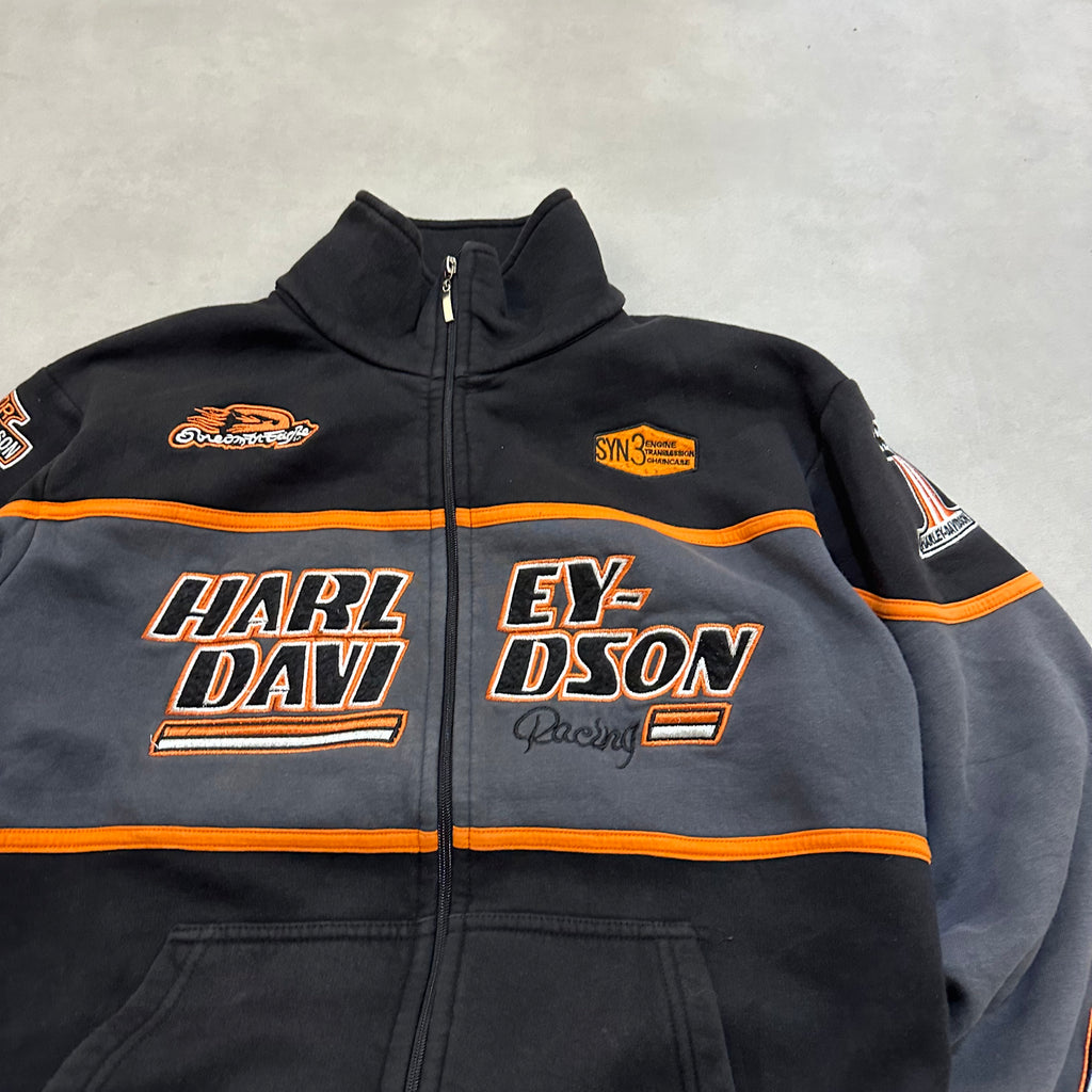 Harley Davidson zip up sweater