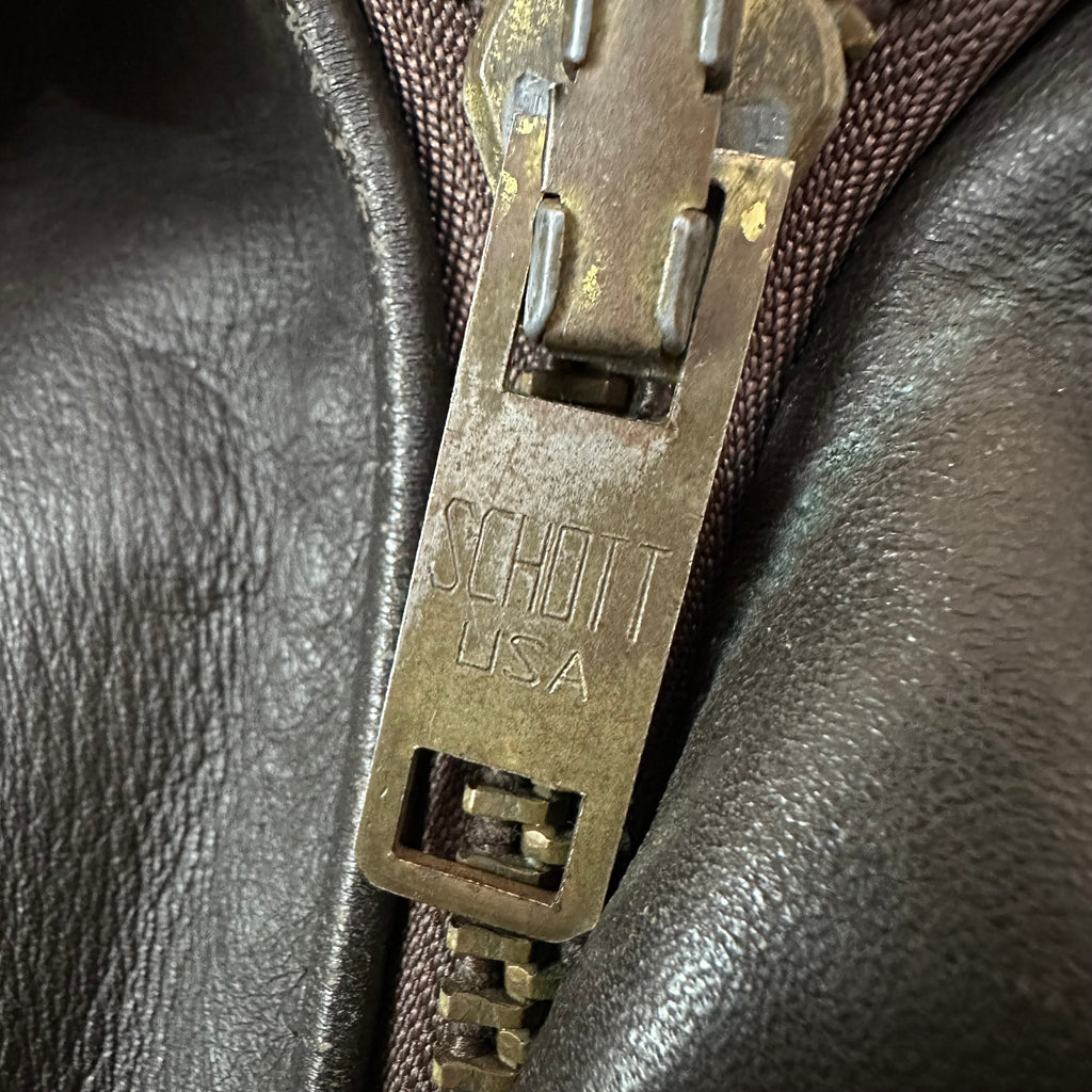 Schott 684SM 80s Leather jacket size xl