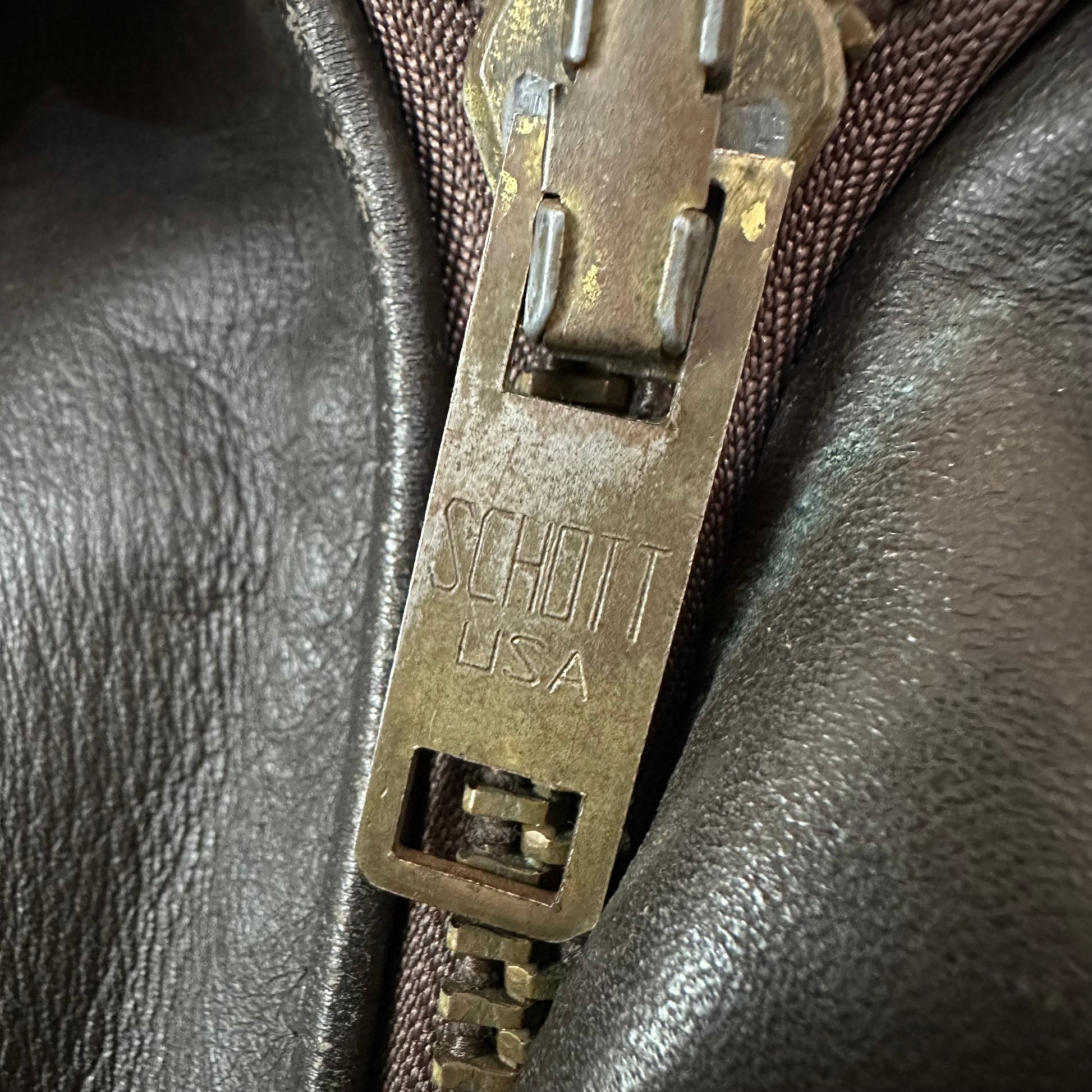 Schott 684SM 80s Leather jacket size xl