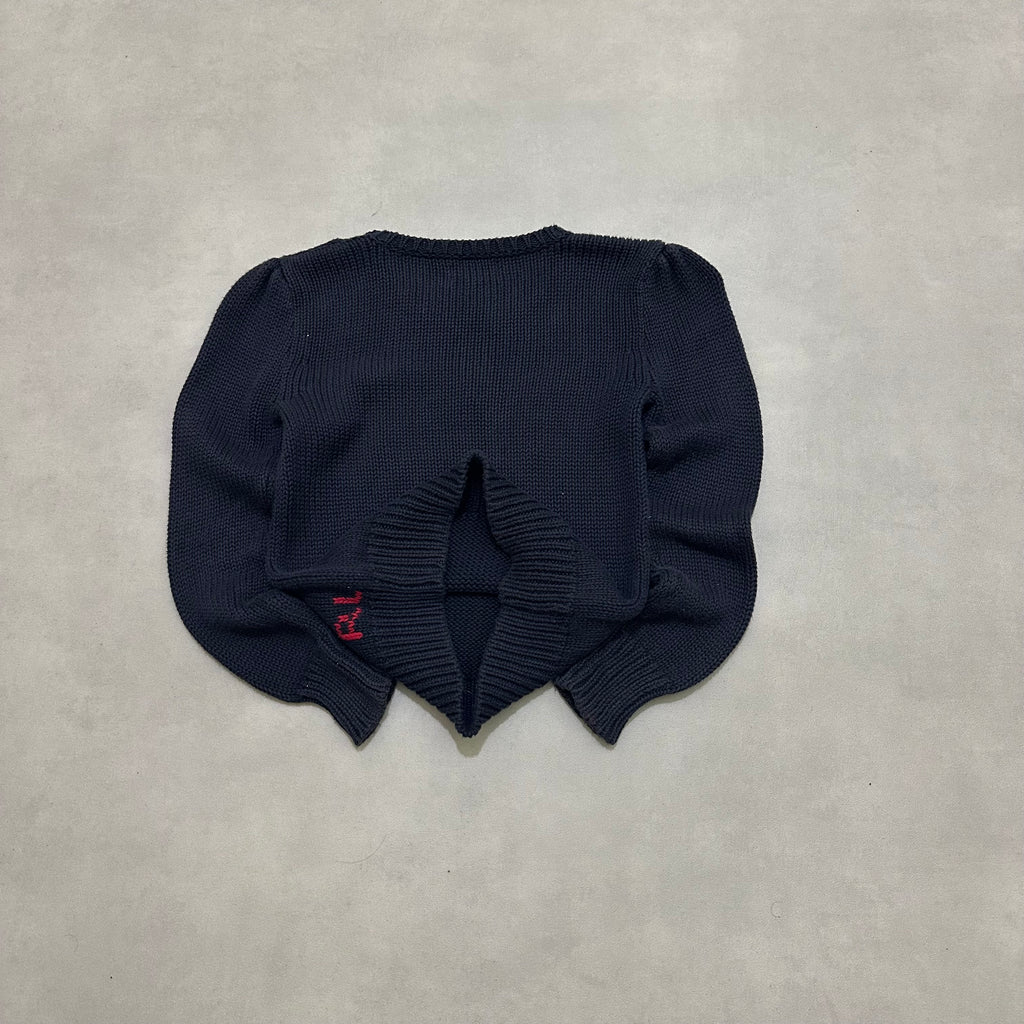 POLO RALPH LAUREN KIDS AMERICAN FLAG jumper hunter navy 6years