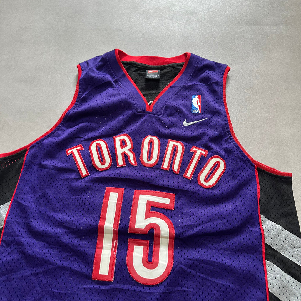 Vtg 2001 vince carter toronto raptors nike nba jersey