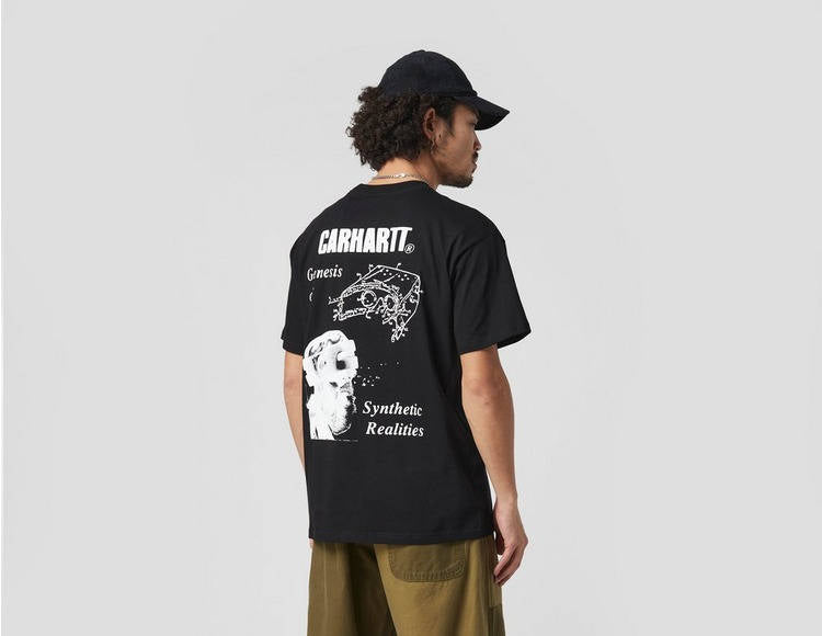 Carhartt WIP synthetic realities backprint t-shirt in black