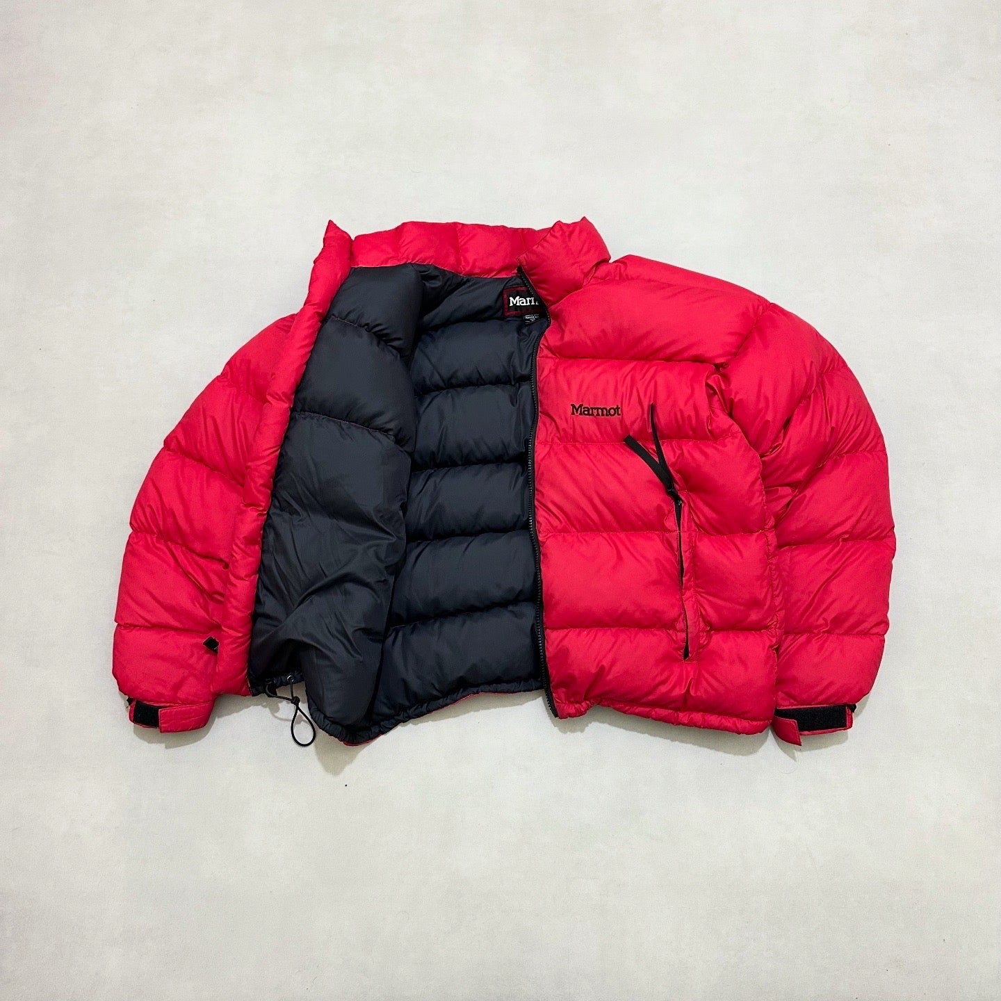Marmot Red Puffer Down Jacket