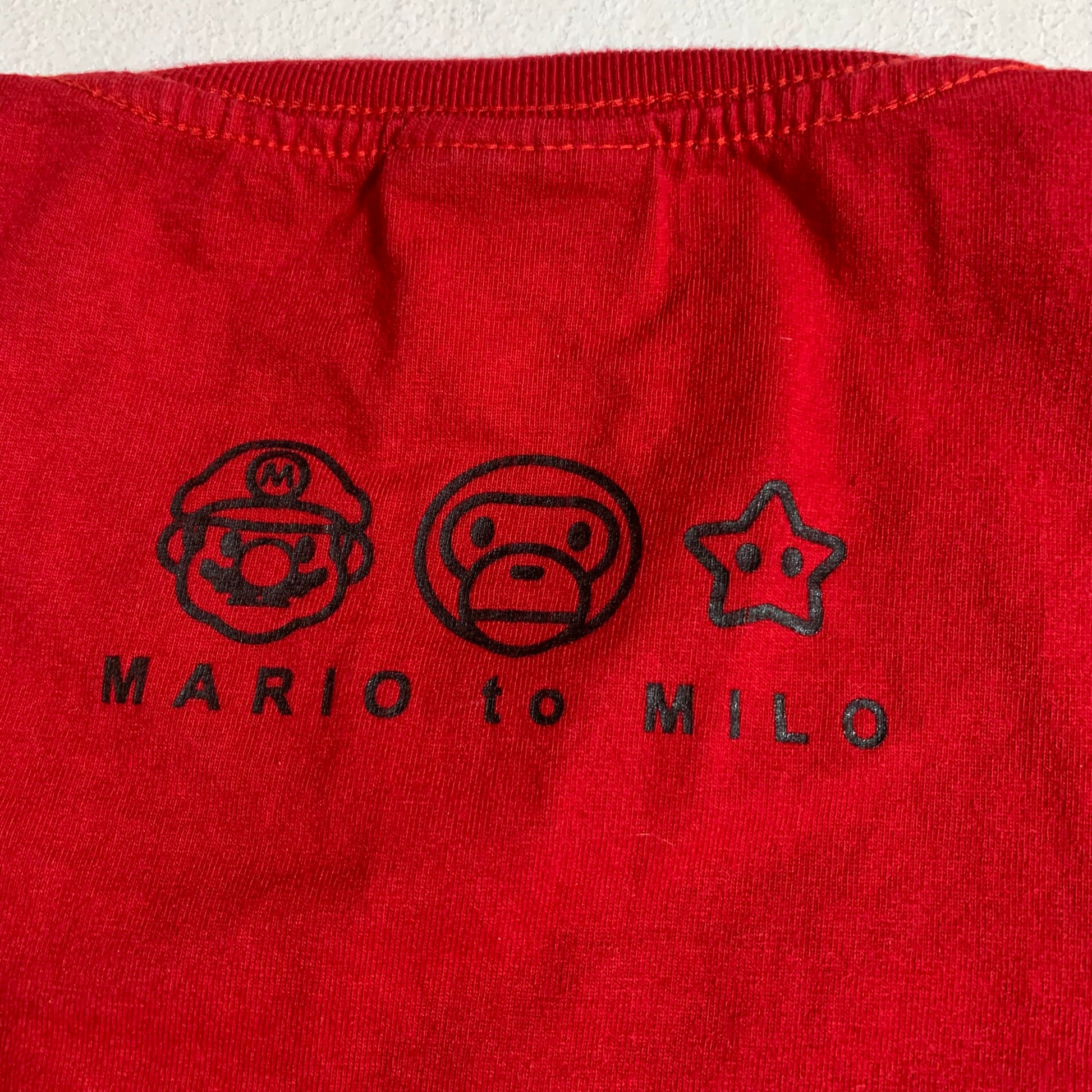 Vtg baby milo x Mario t-shirt