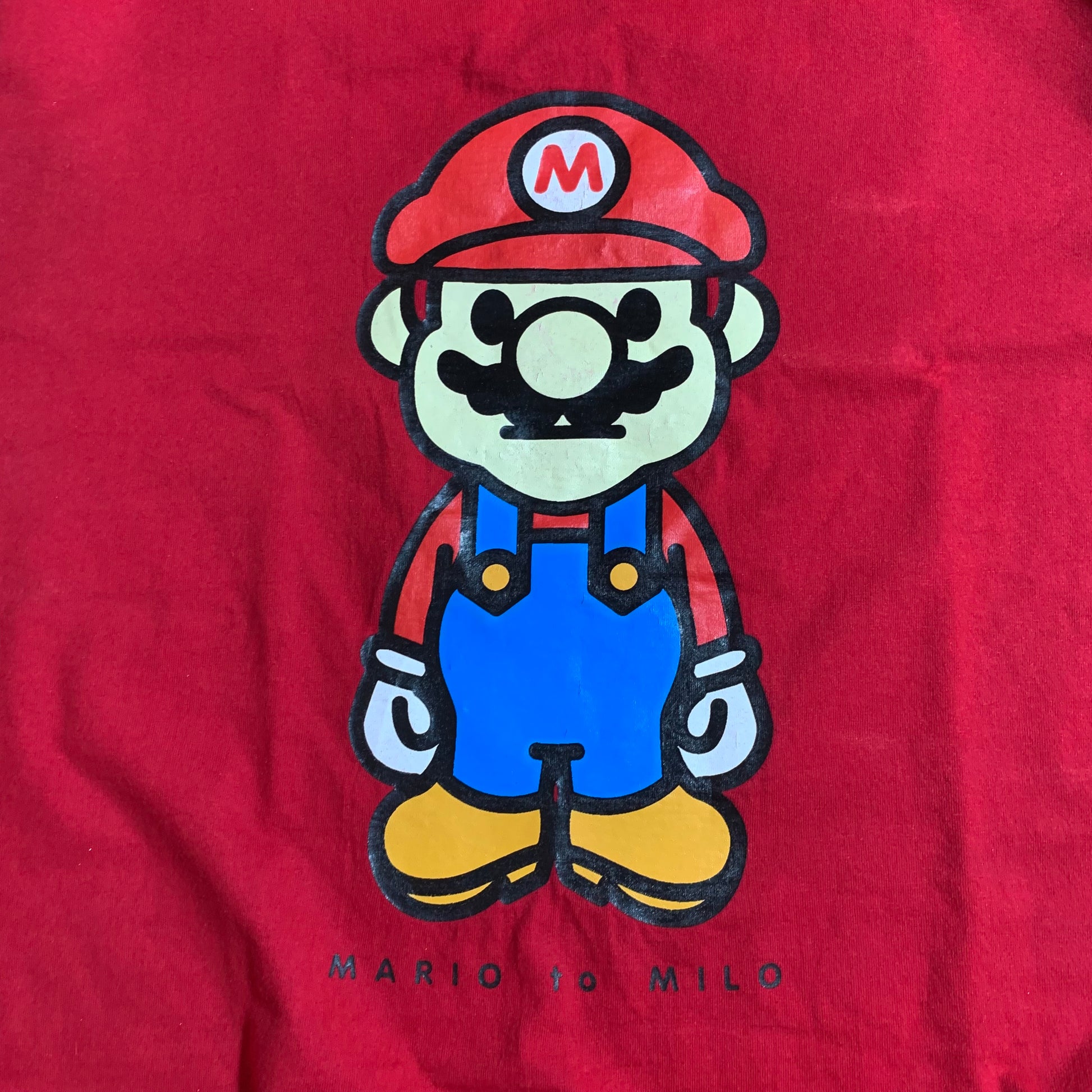 Vtg baby milo x Mario t-shirt
