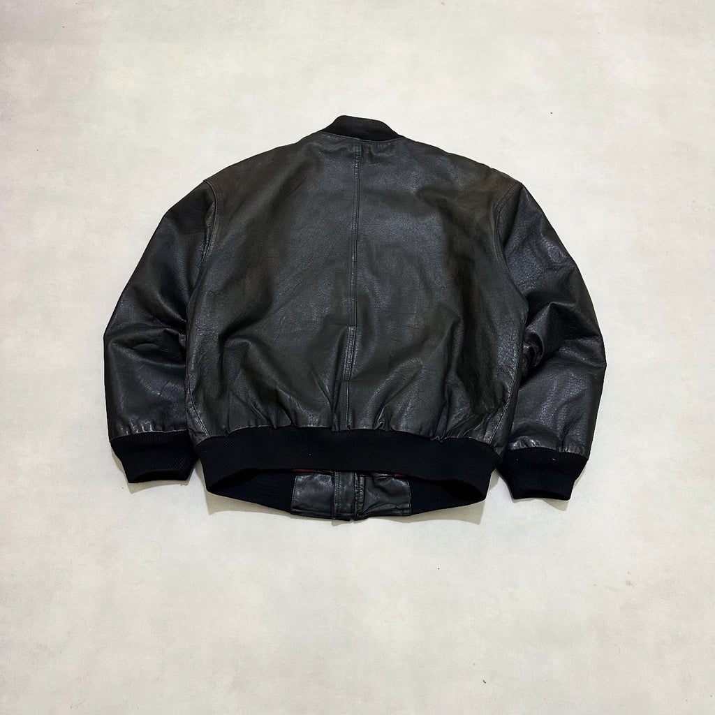 VTG LEATHER BOMBER JACKET
