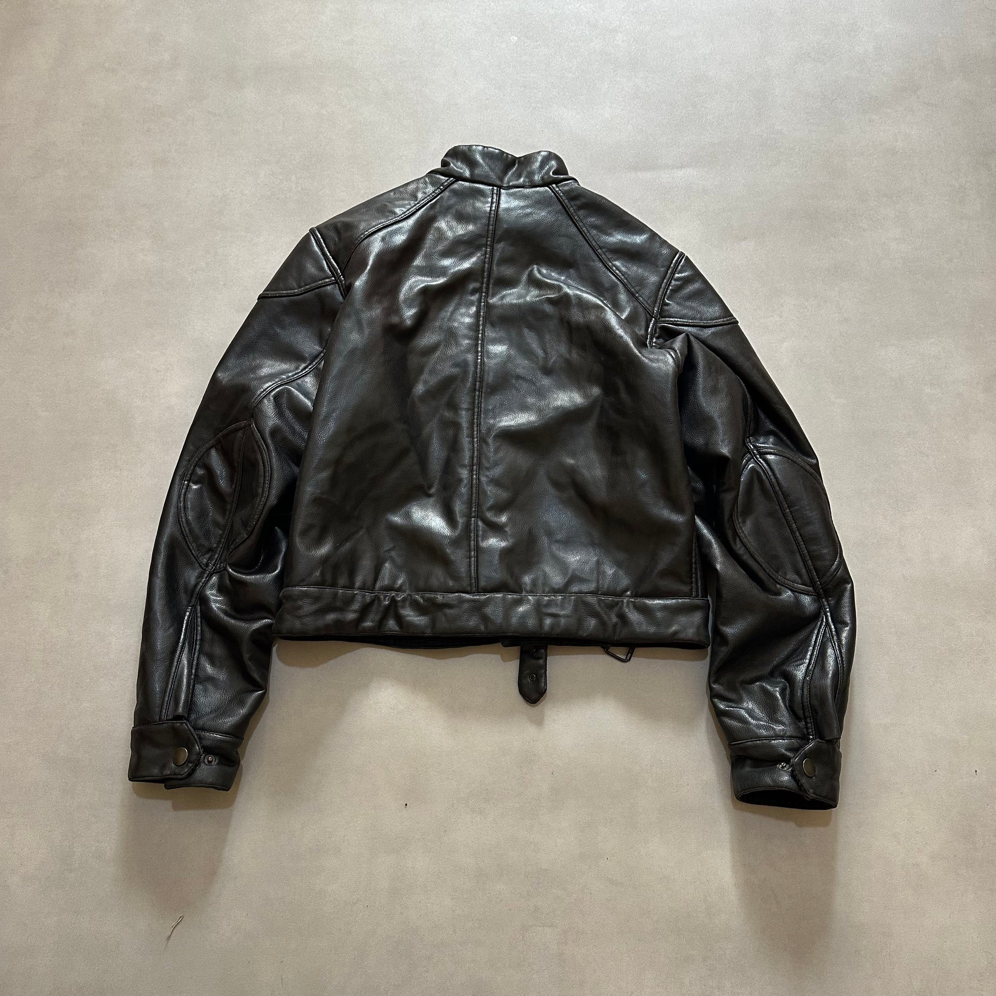 Vtg Belstaff leather Sherpa jacket