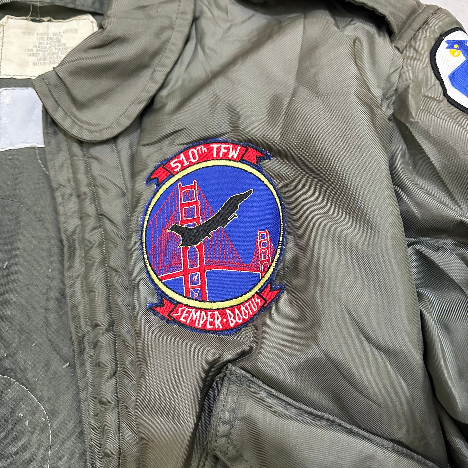 Vintage USAF CWU-45/P Flight Jacket – 1982 Nomex 🇺🇸