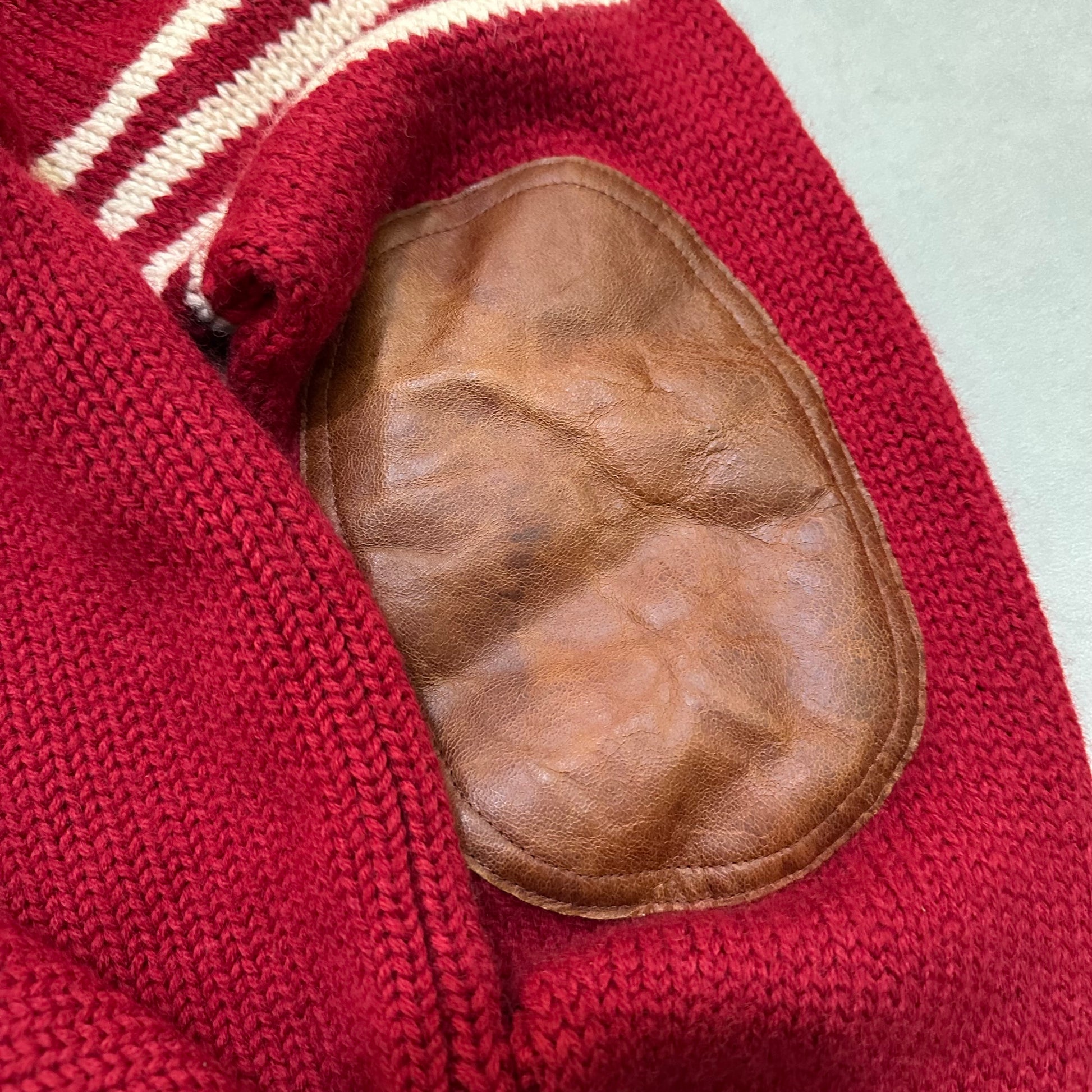 Polo Ralph Lauren Cardigan Sweater Letterman Varsity Wool