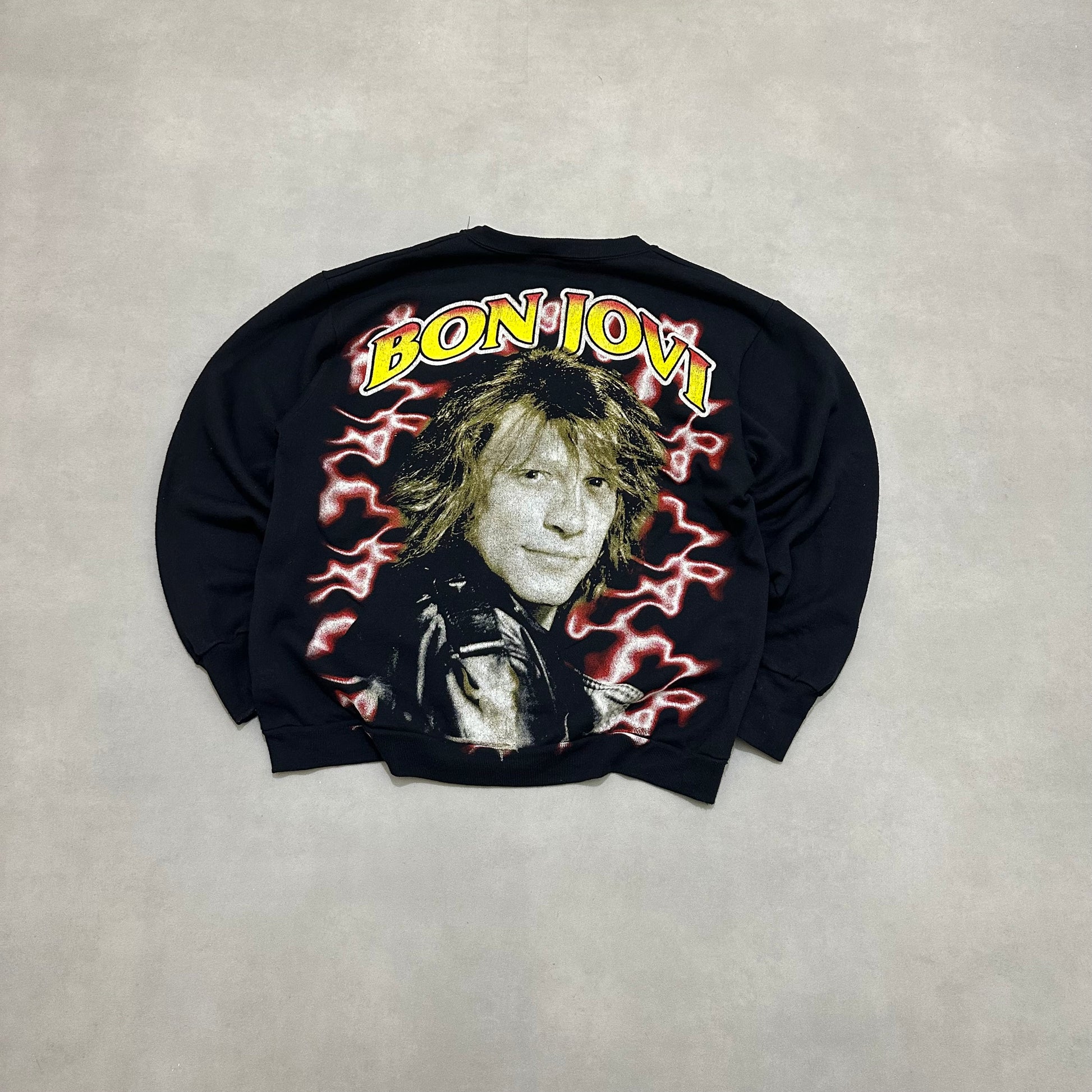 Vtg Bon jovi sweatshirt full print