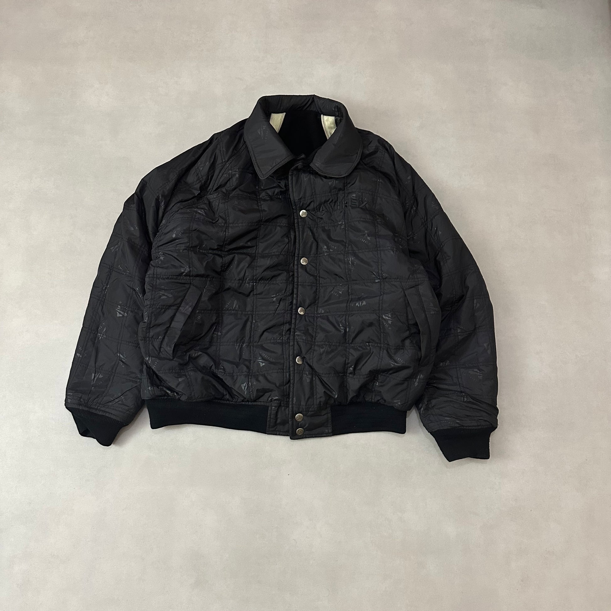 Y2k avirex varsity double face