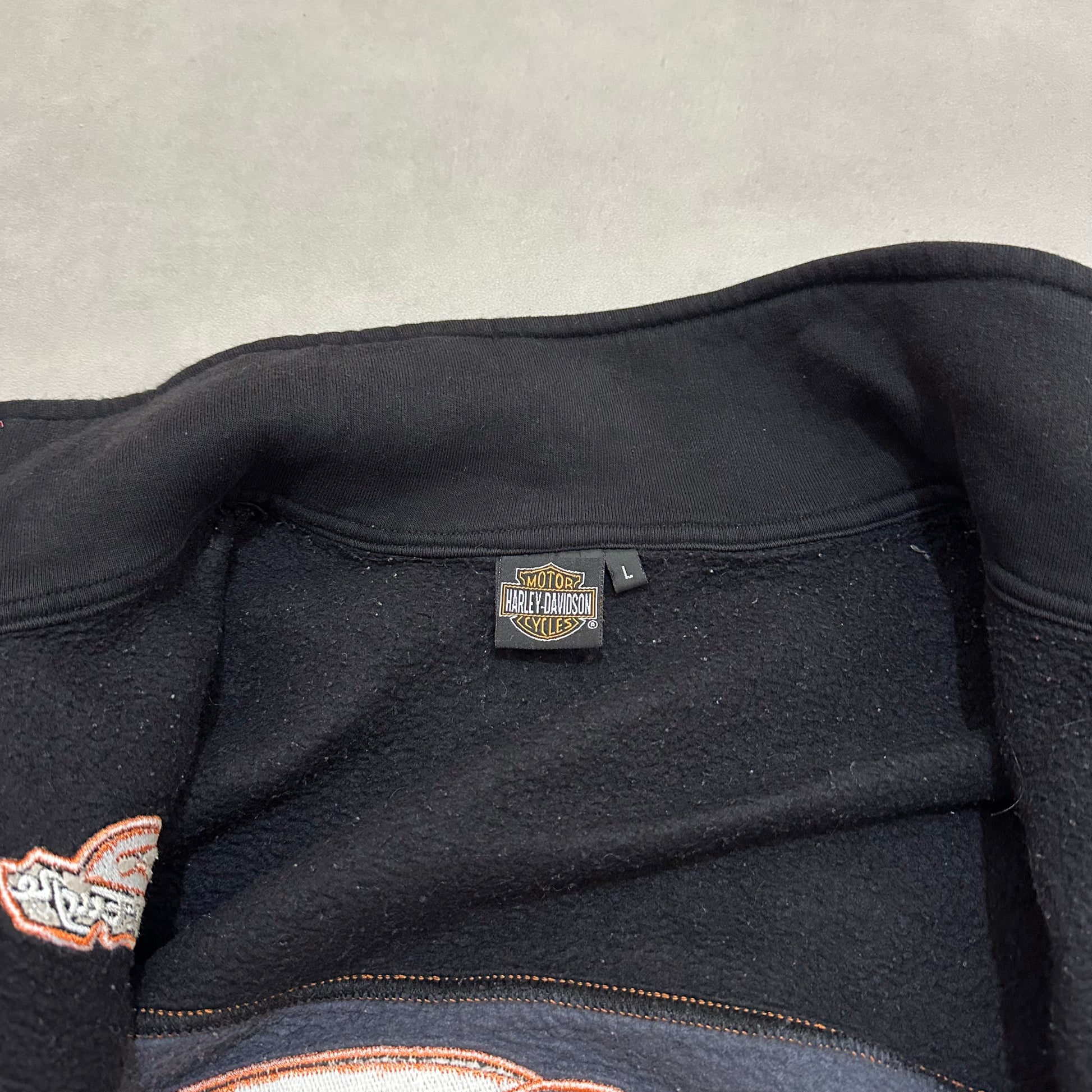 Harley Davidson zip up sweater