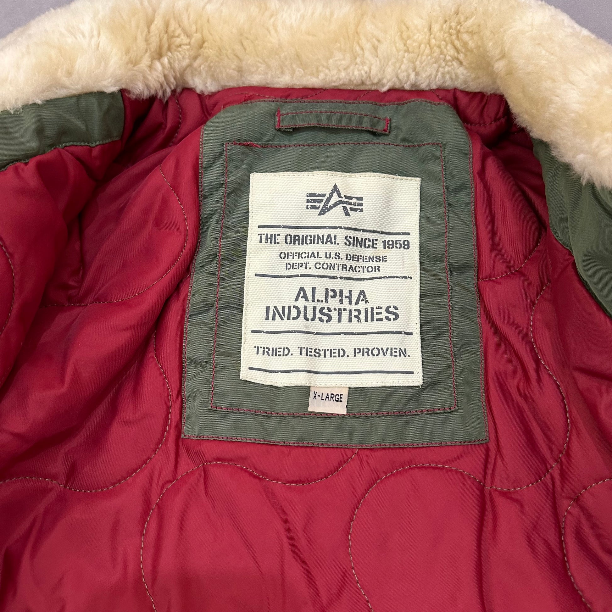 ALPHA INDUSTRIES INJECTOR III OLIVE JACKET