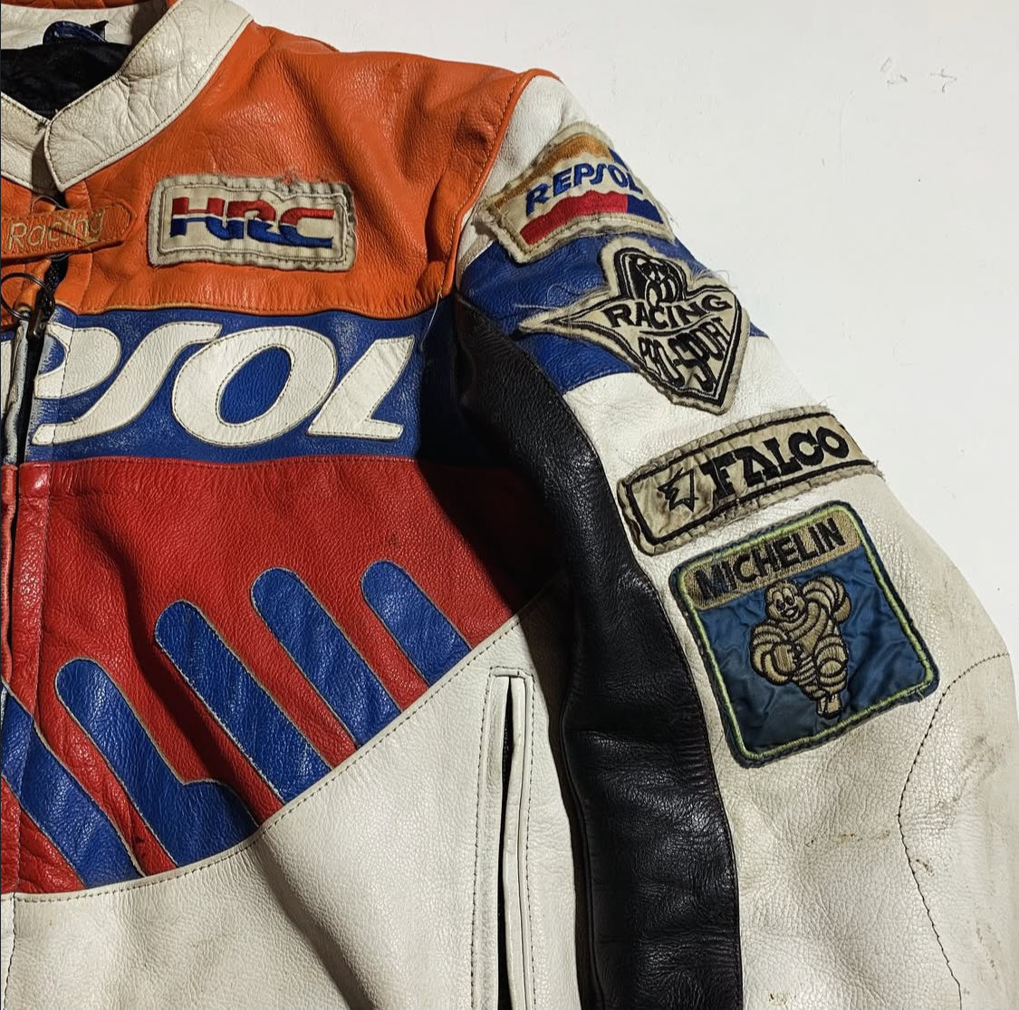 VTG REPSOL LEATHER RACING JACKET