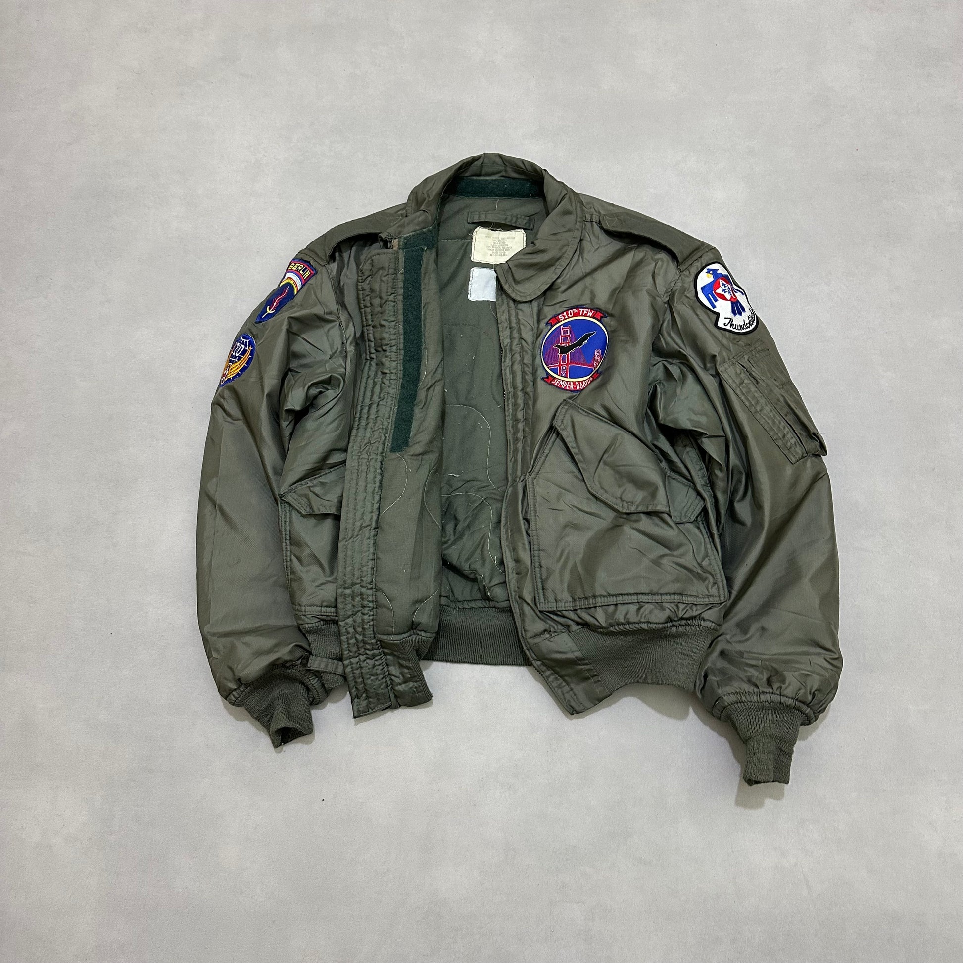 Vintage USAF CWU-45/P Flight Jacket – 1982 Nomex 🇺🇸