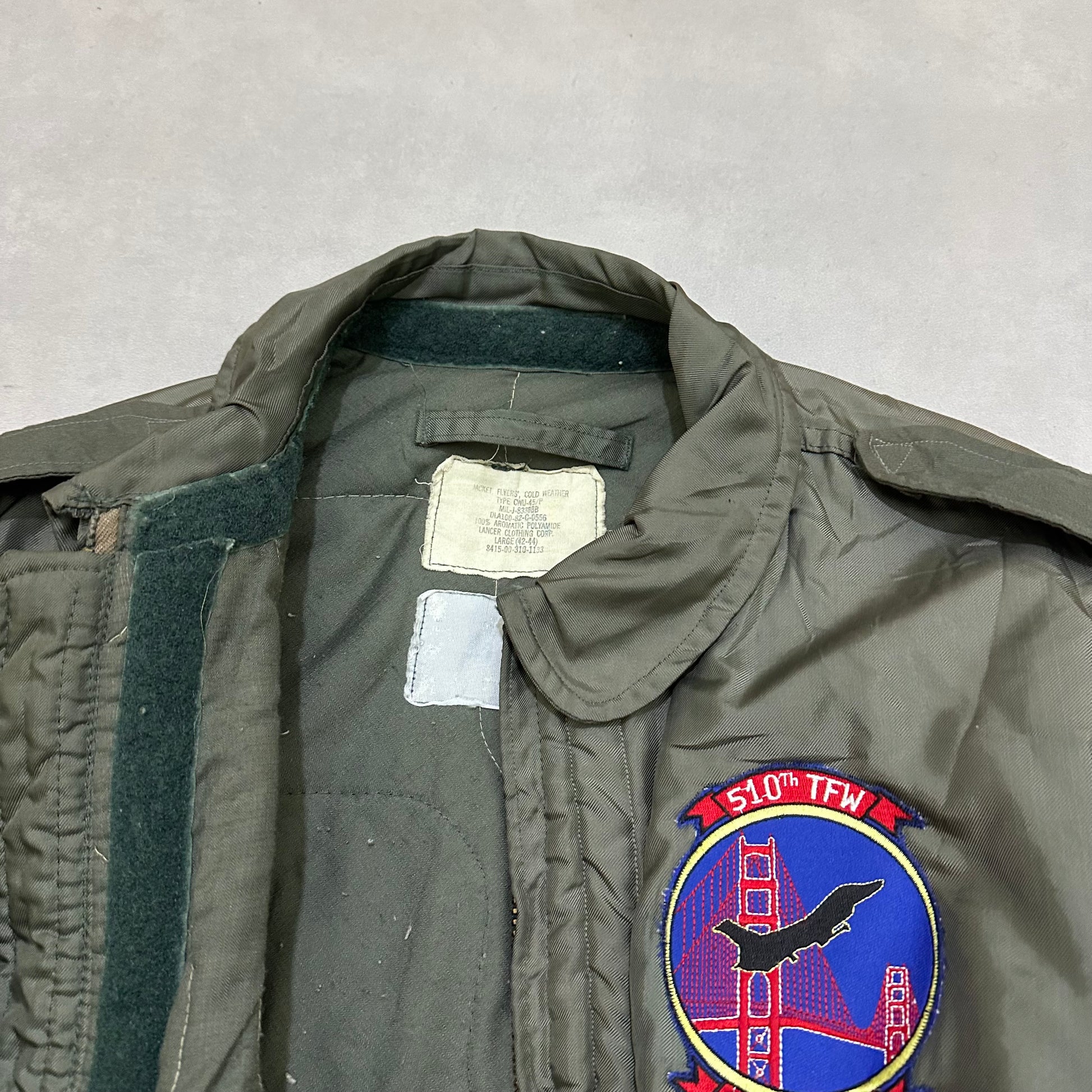 Vintage USAF CWU-45/P Flight Jacket – 1982 Nomex 🇺🇸