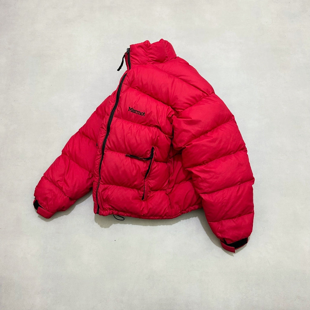 Marmot Red Puffer Down Jacket