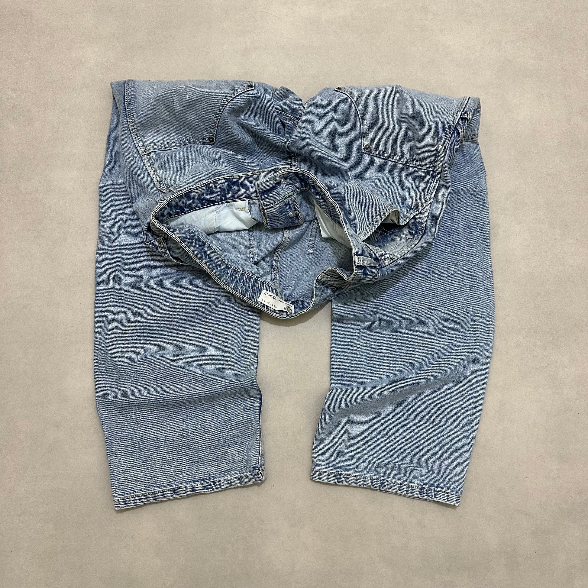 Jeans double knee loose fit