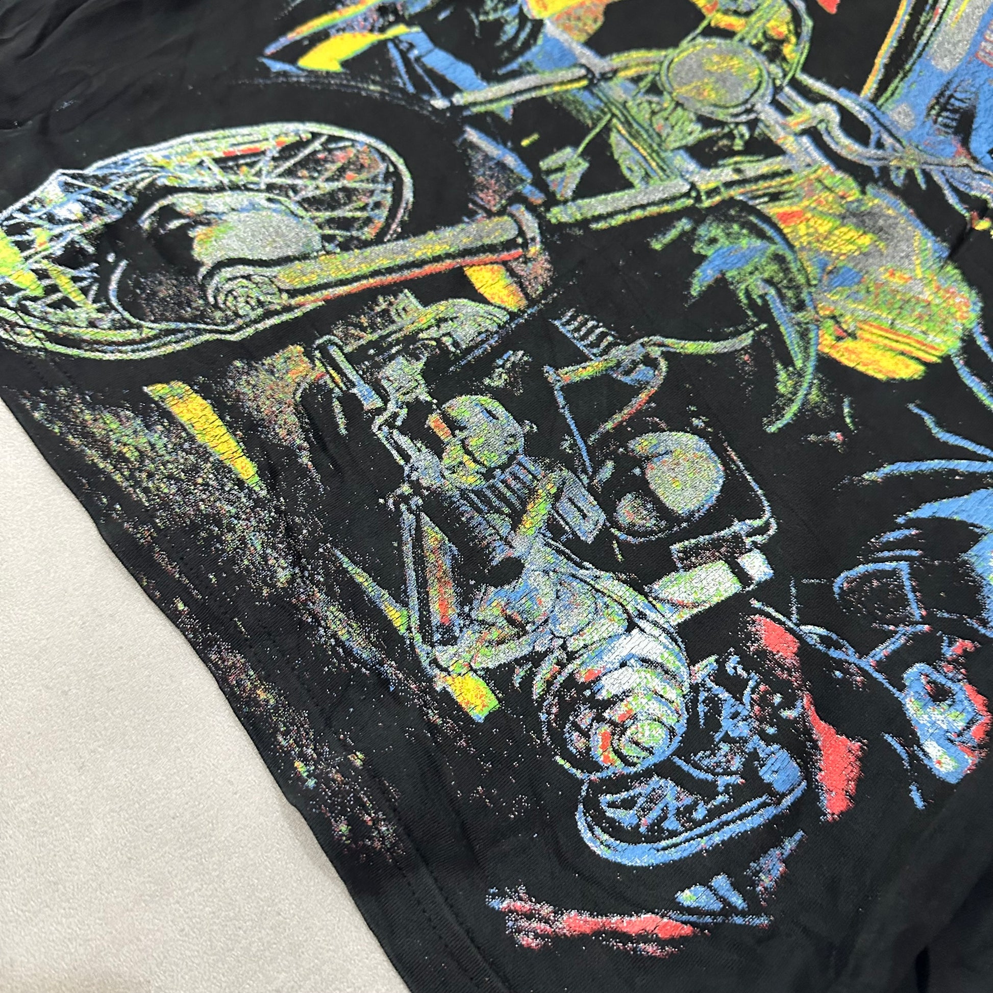 Vtg ed hardy ghost rider long sleeve shirt