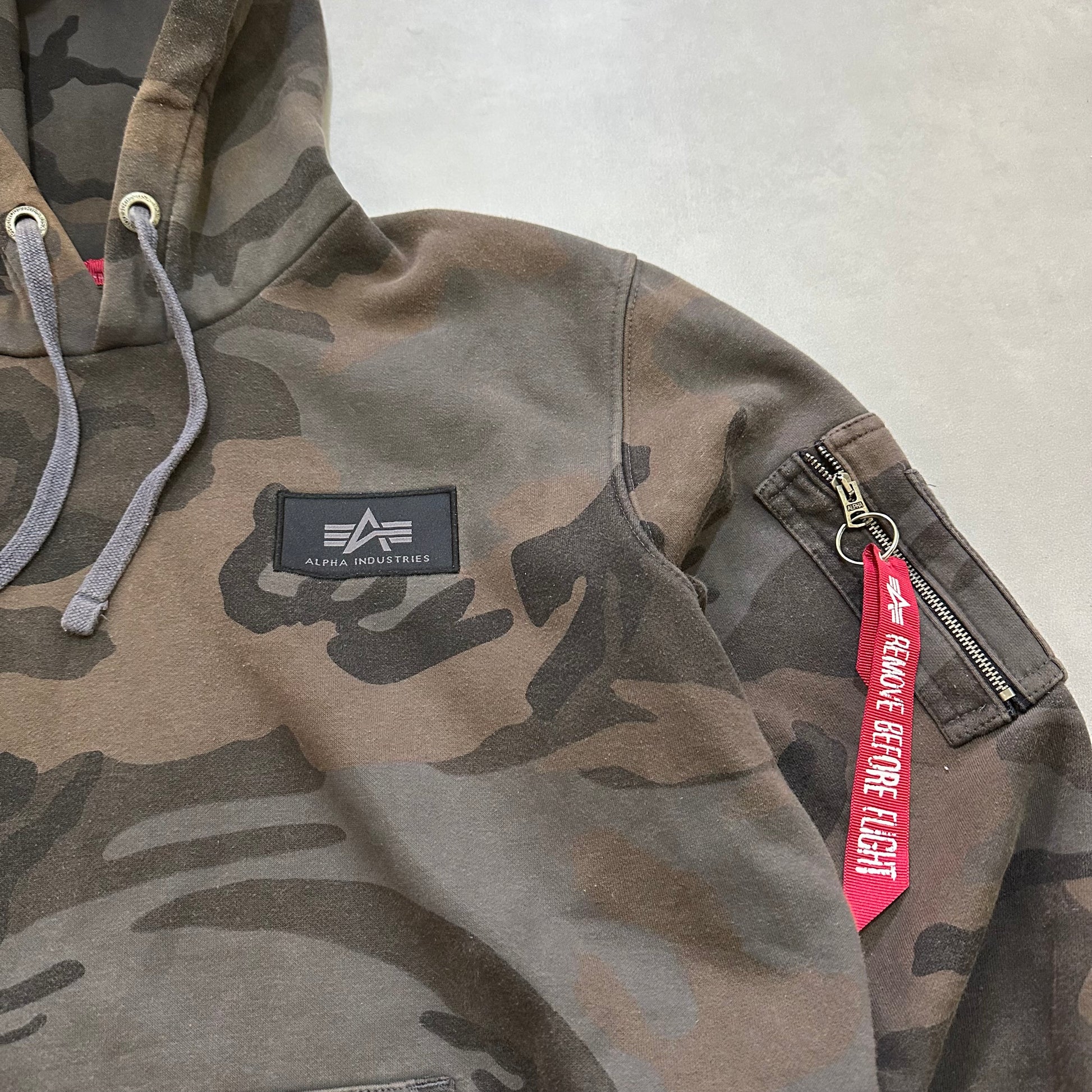 Alpha industries Backprint Camo Hoodie