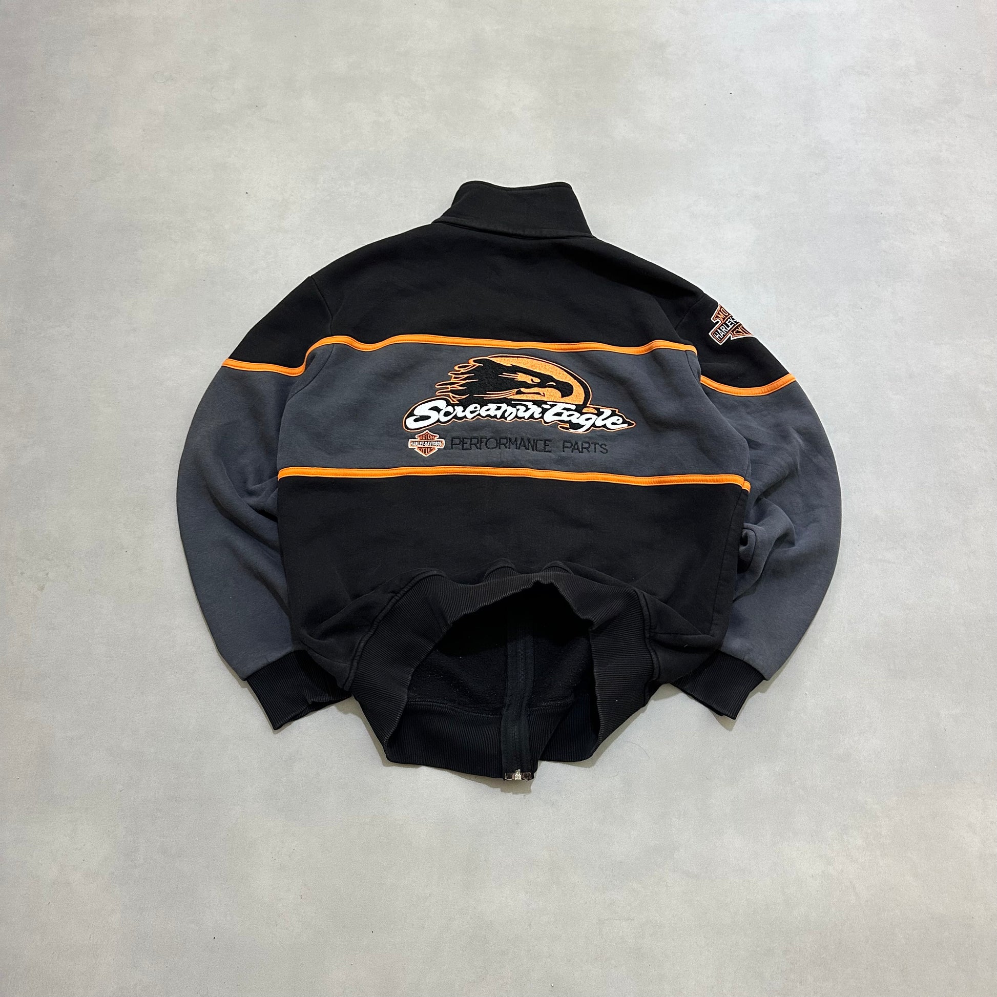 Harley Davidson zip up sweater