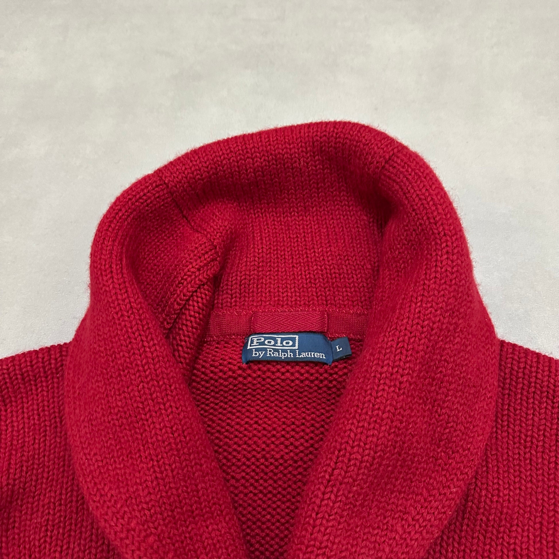 Polo Ralph Lauren Cardigan Sweater Letterman Varsity Wool