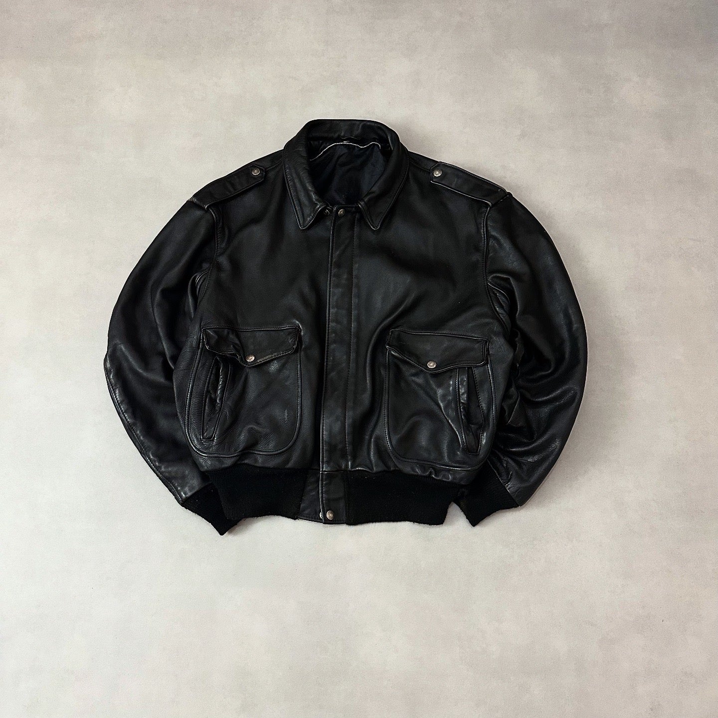 SCHOTT 684SM 80s leather jacket bomber