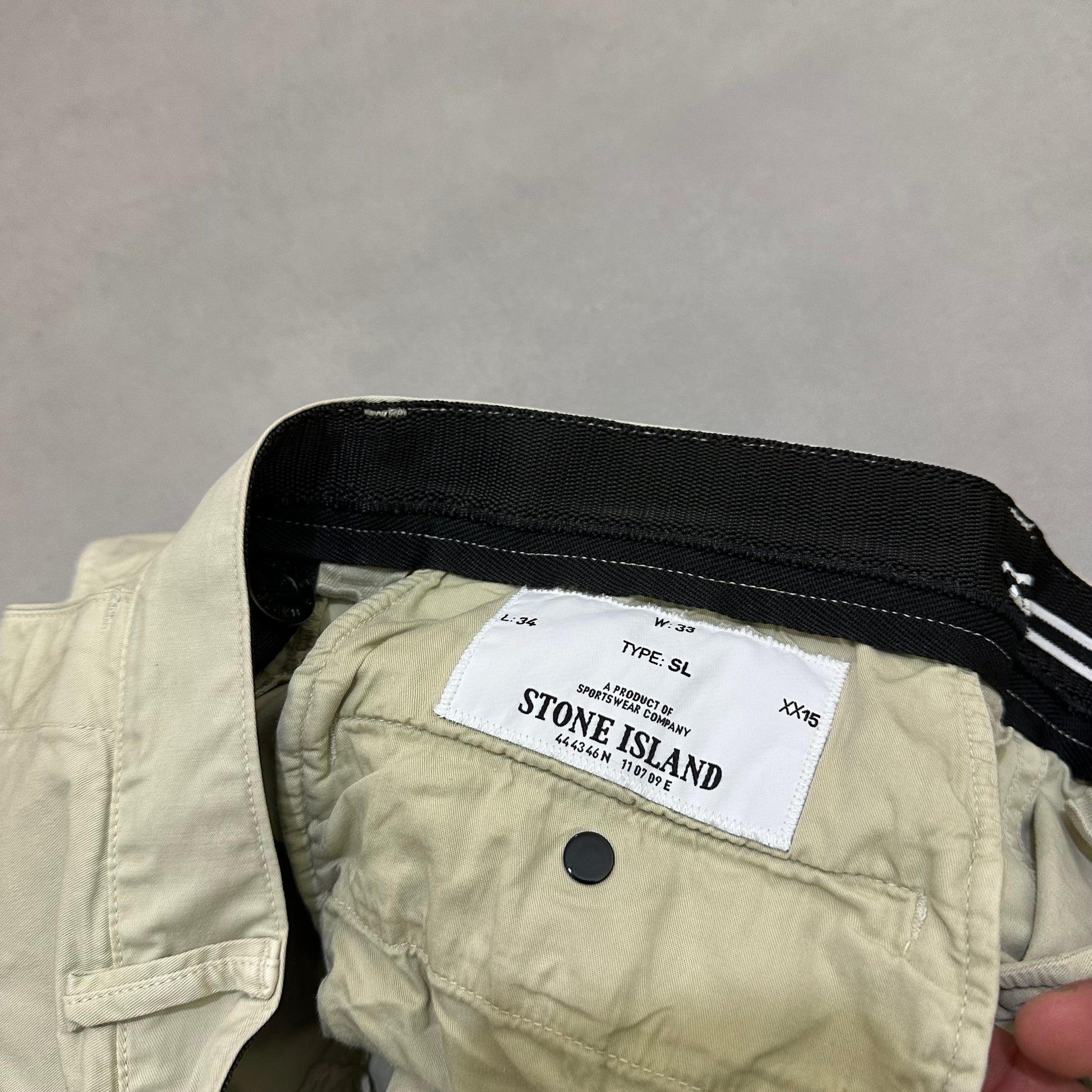 STONE ISLAND CARGO PANTS W33 TROUSSERS TYPE SL