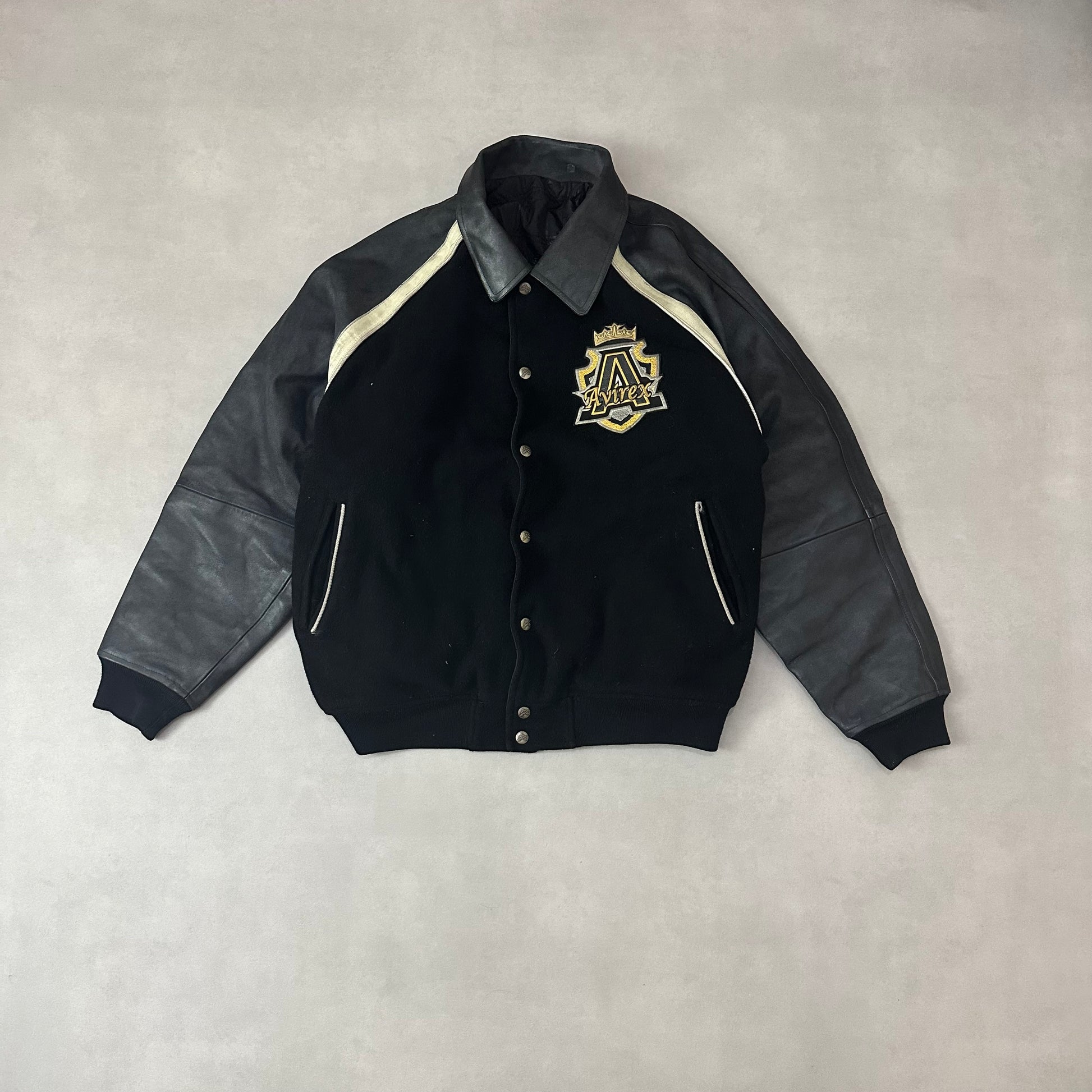 Y2k avirex varsity double face