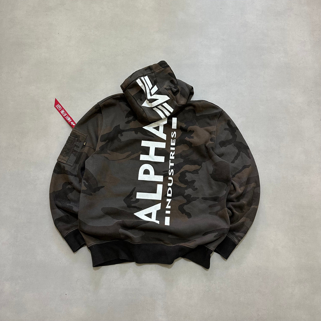 Alpha industries Backprint Camo Hoodie