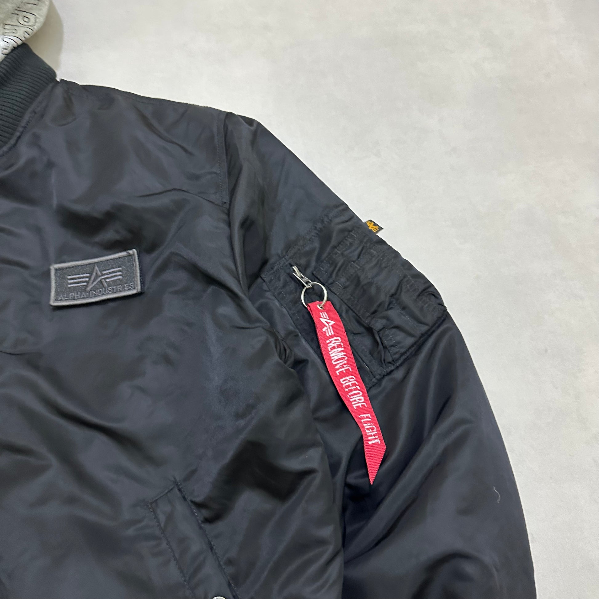 ALPHA INDUSTRIES MA-1 D-Tec Hood Bomber Jacket