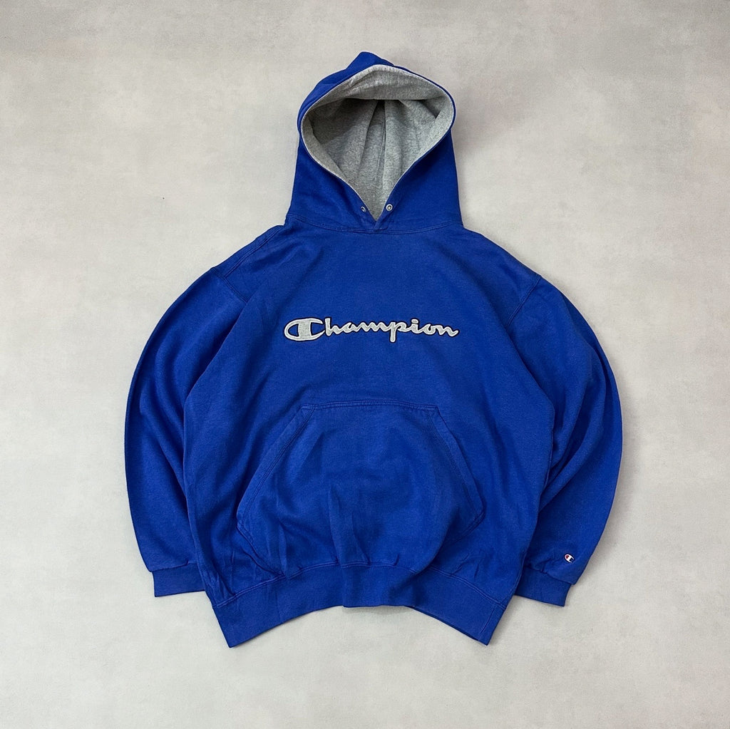 Vtg Champion hoodie blue
