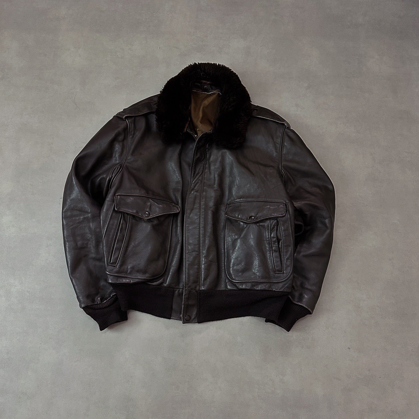 Schott 684SM 80s Leather jacket size xl