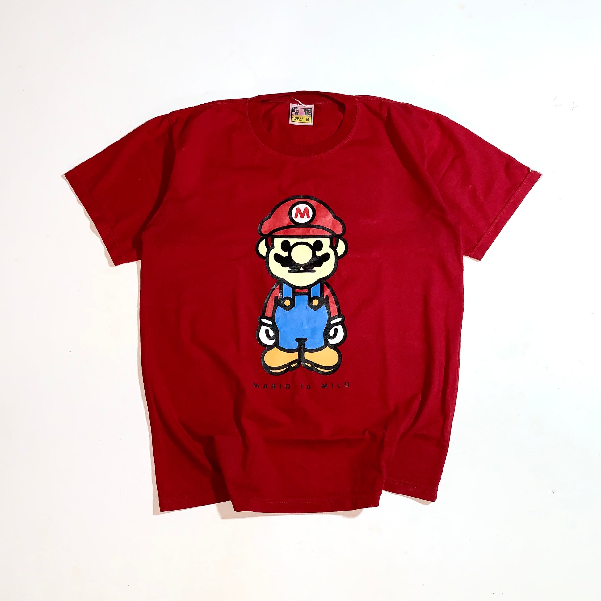 Vtg baby milo x Mario t-shirt