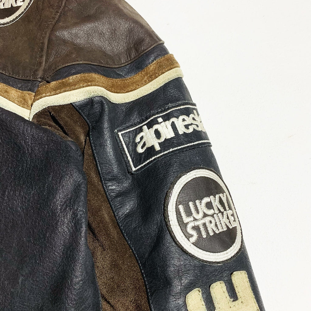 VTG LUCKY STRIKE LEATHER JACKET