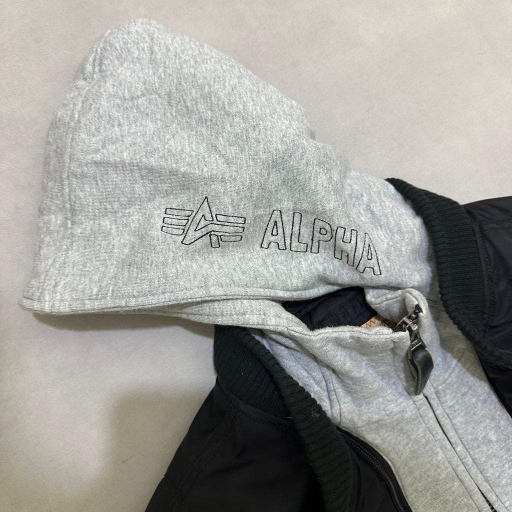 ALPHA INDUSTRIES MA-1 D-Tec Hood Bomber Jacket