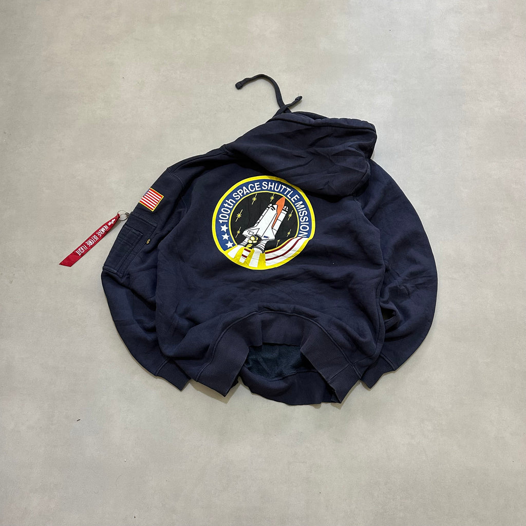 ALPHA INDUSTRIES NASA Space Shuttle Hoodie Limited Edition