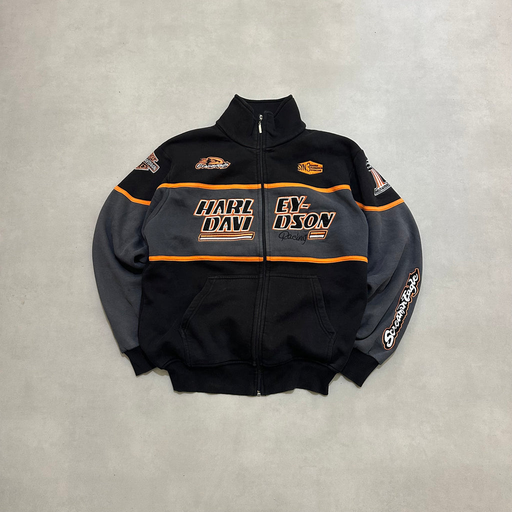 Harley Davidson zip up sweater